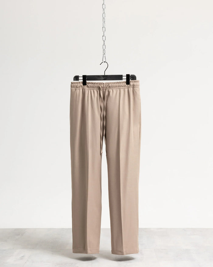 Pantalaccio fondo ampio tessuto classico Eternal Atelier - Beige