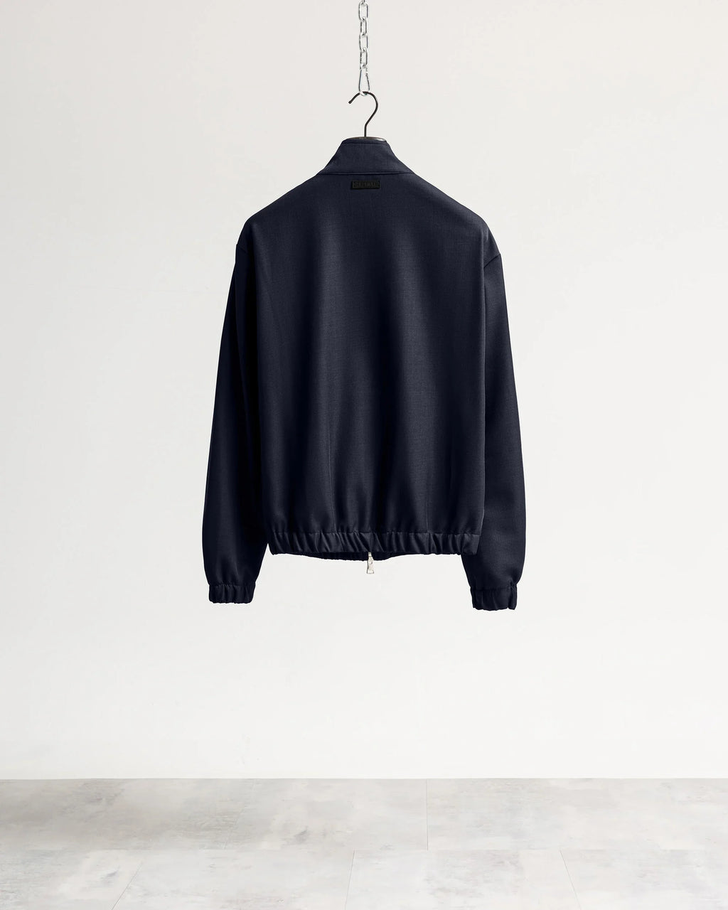 Giacca con zip mezzo collo tessuto classico Eternal Atelier