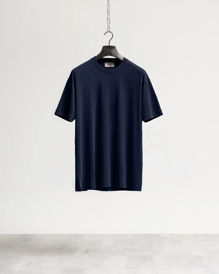 T-shirt costina manica corta Eternal Atelier - Blu