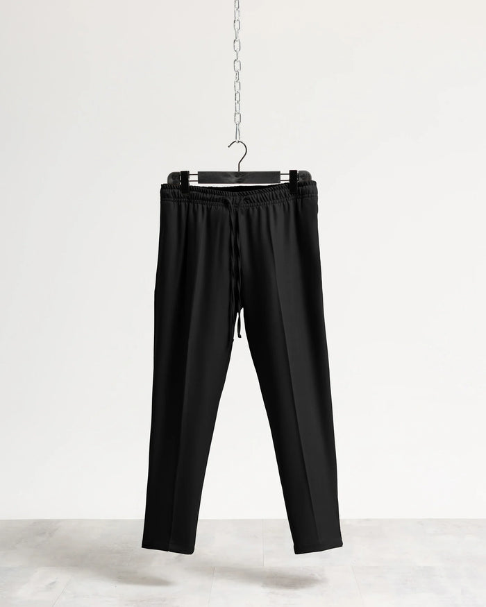 Pantalaccio regular tessuto classico Eternal Atelier - Nero