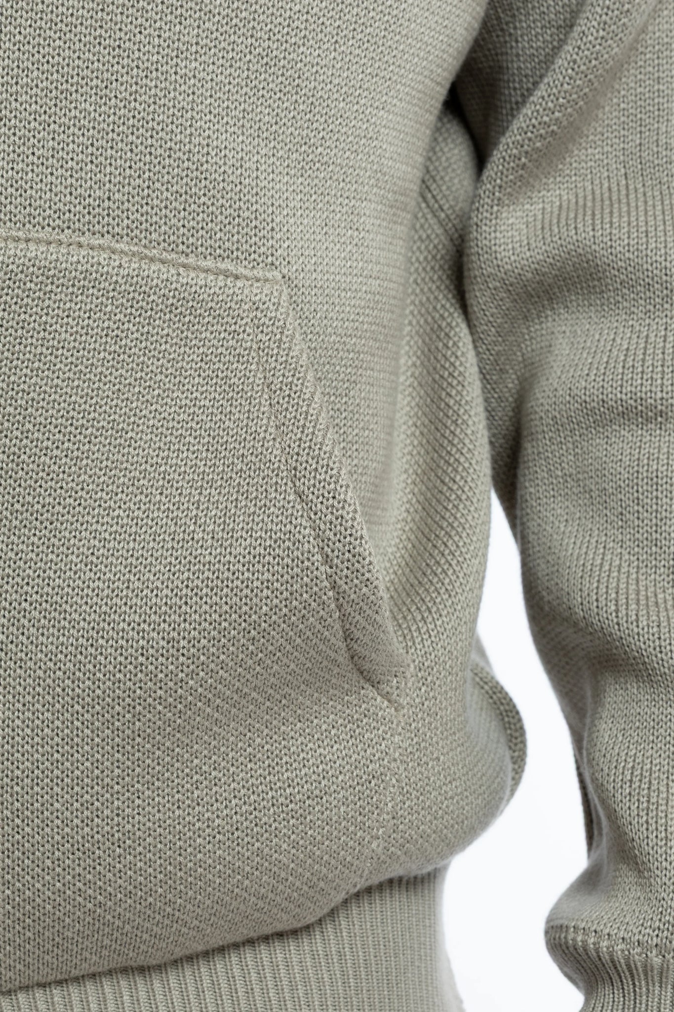 Maglione cappuccio con zip oversize Eternal Atelier