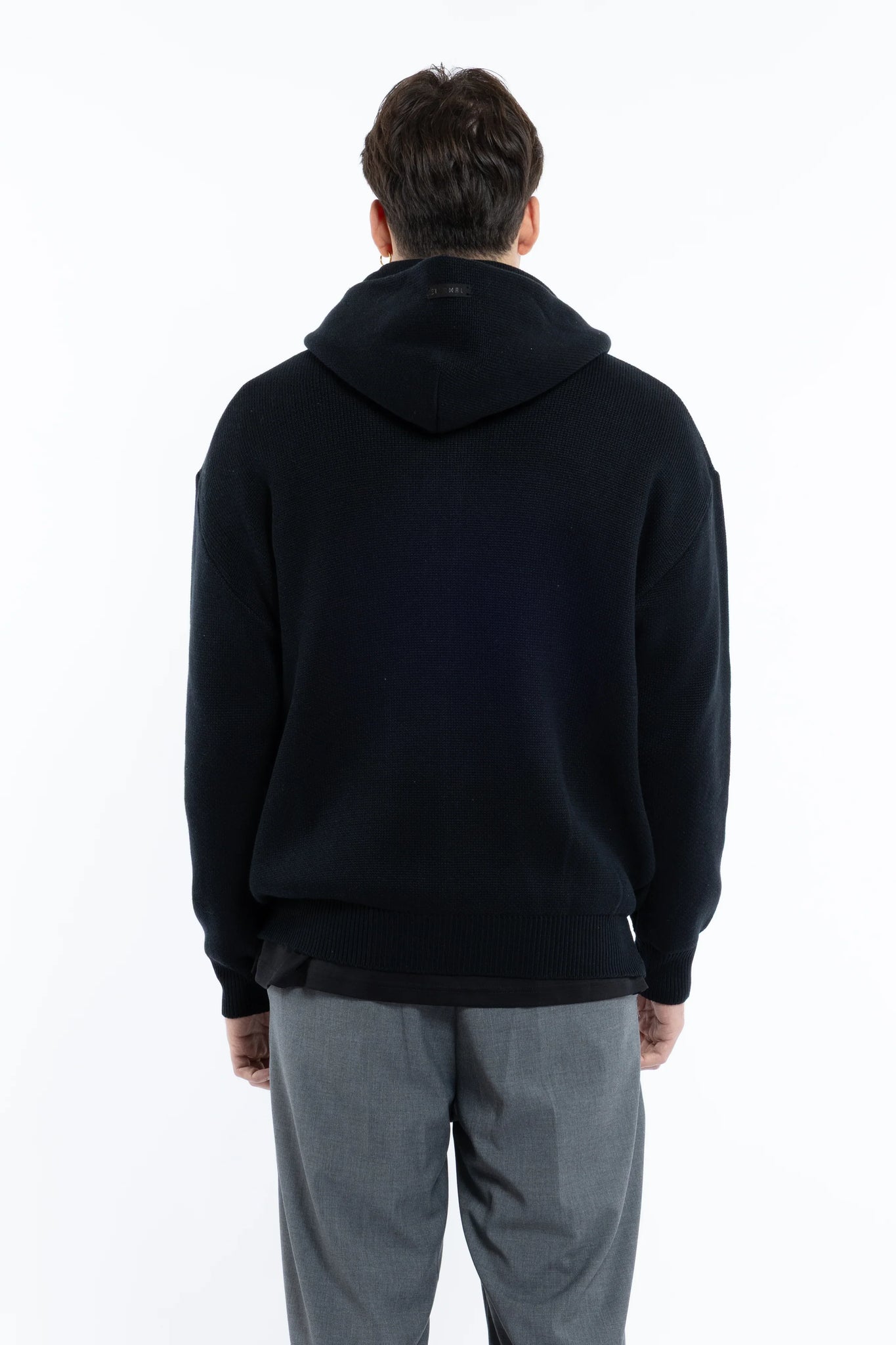 Maglione cappuccio con zip oversize Eternal Atelier