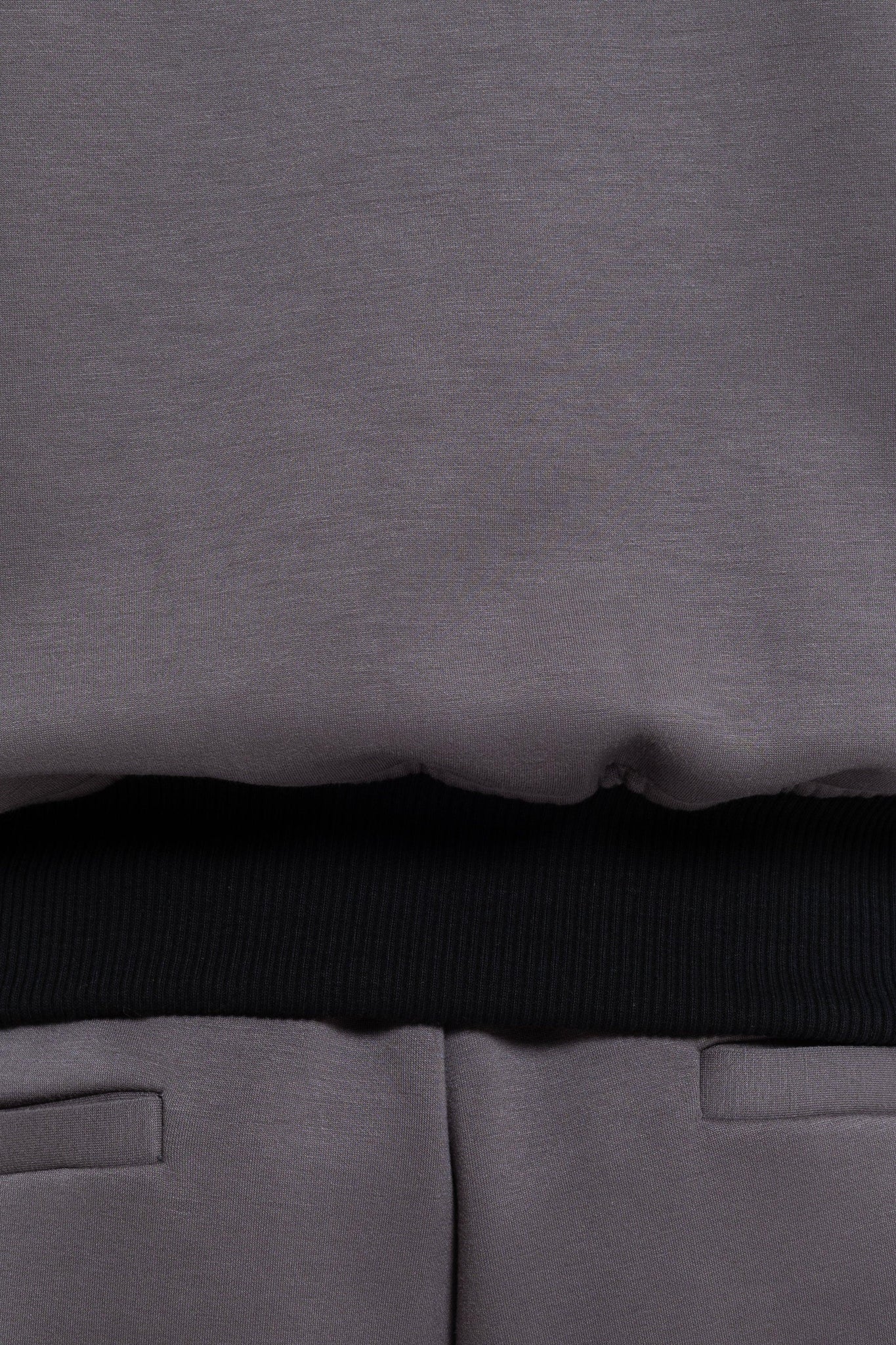 Felpa Scuba con collo costina oversize Eternal Atelier