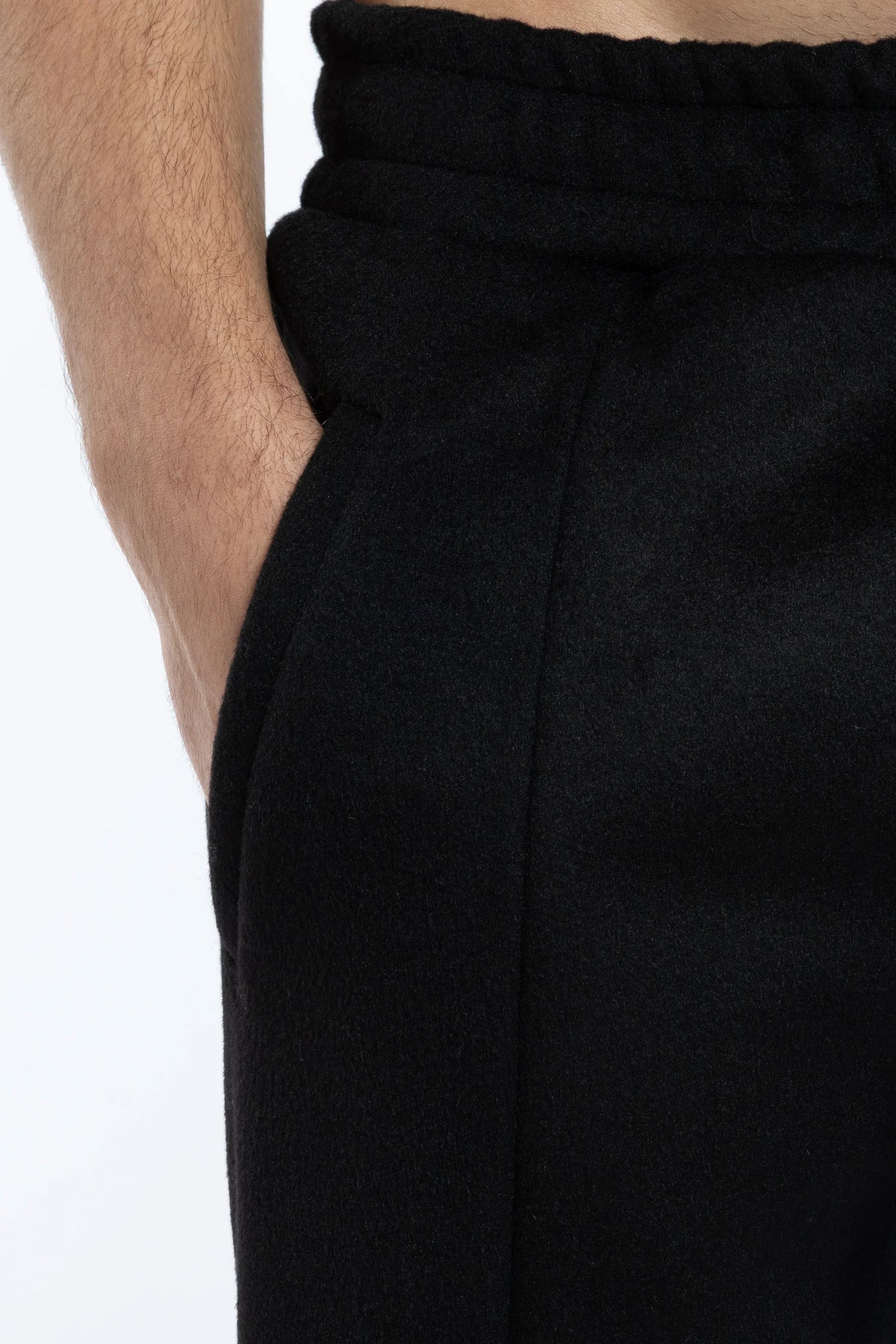 Pantalone tuta in lana fondo ampio Eternal Atelier