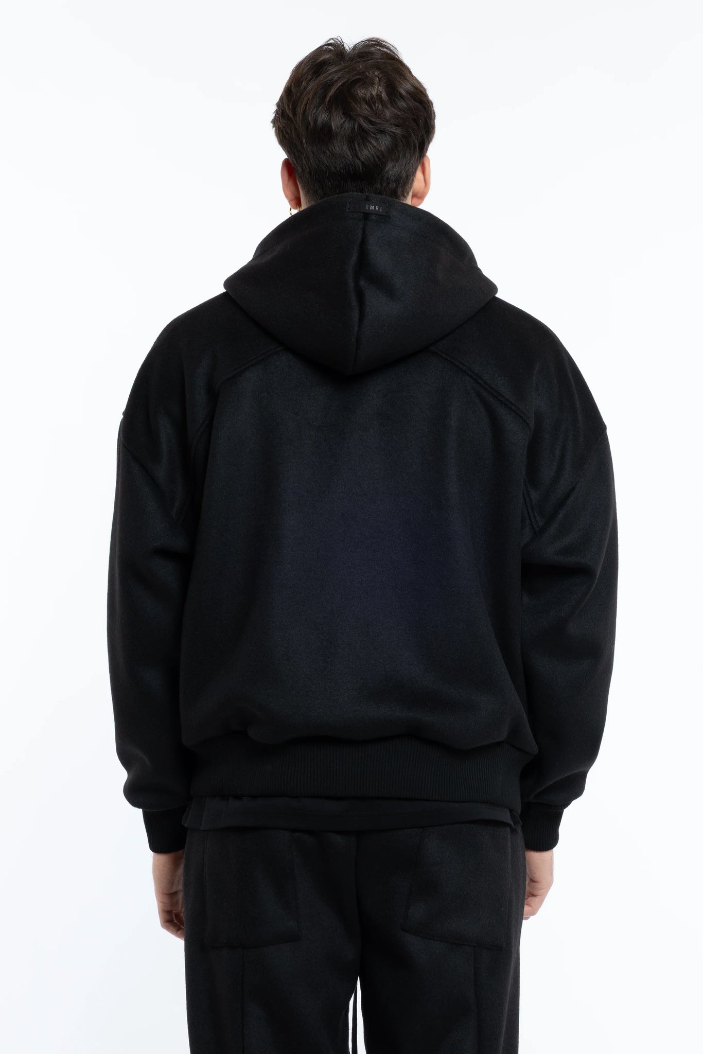 Felpa in lana con zip oversize Eternal Atelier