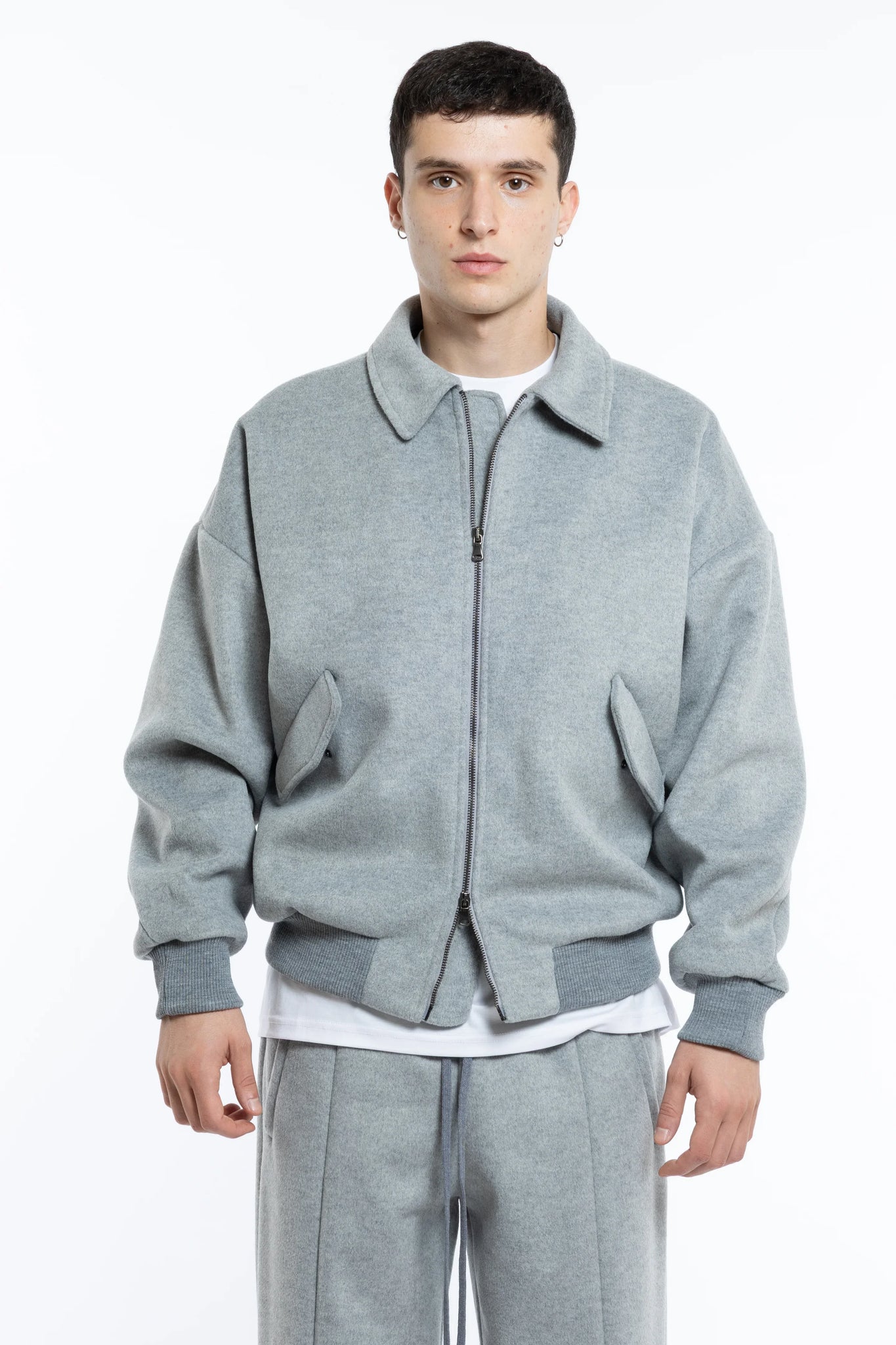 Giubbino in lana oversize Eternal Atelier