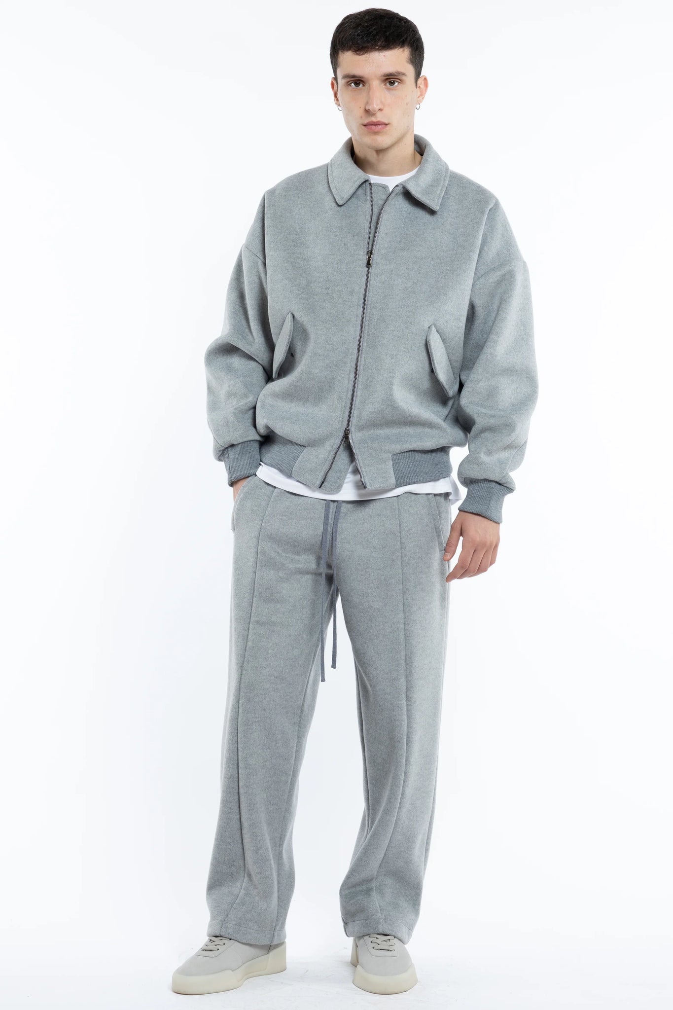 Giubbino in lana oversize Eternal Atelier