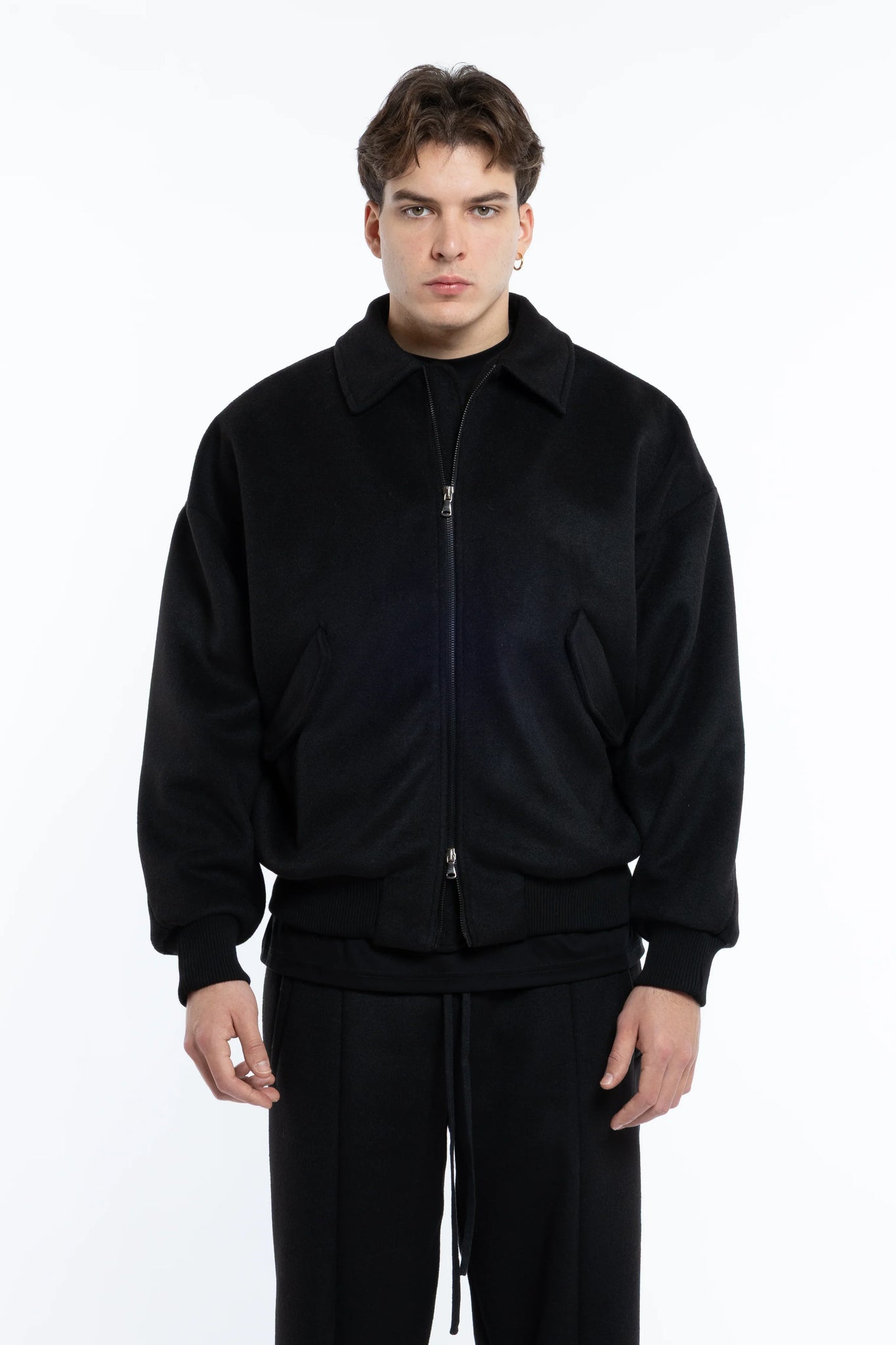 Giubbino in lana oversize Eternal Atelier