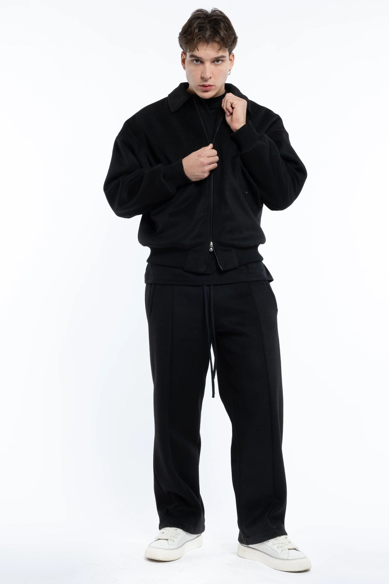 Giubbino in lana oversize Eternal Atelier