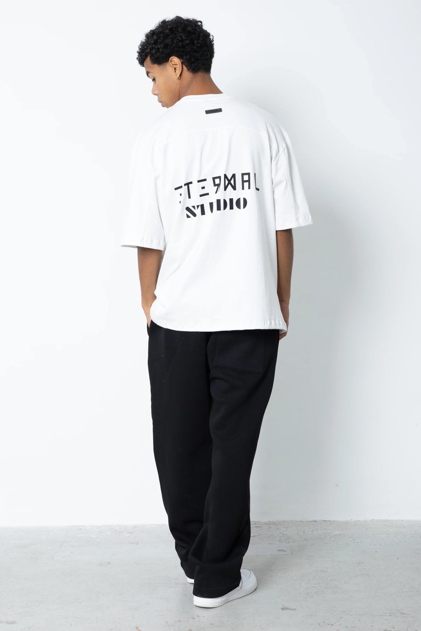 T-shirt in jersey manica corta logo brick Eternal Studio