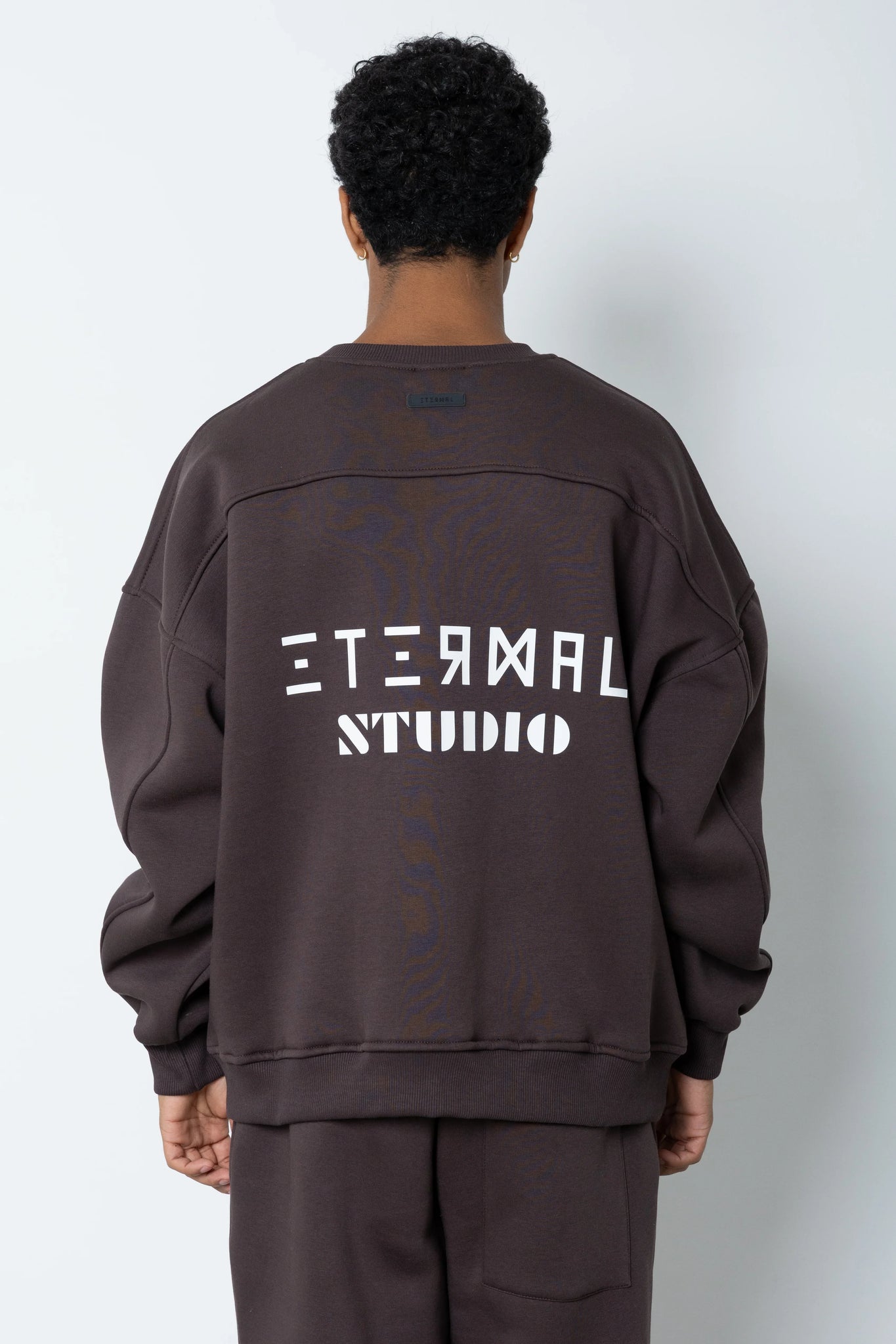 Felpa girocollo logo brick Eternal Studio