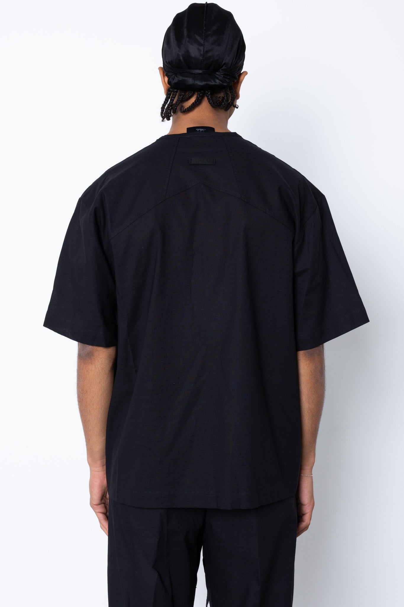 T-shirt con zip in lino Eternal