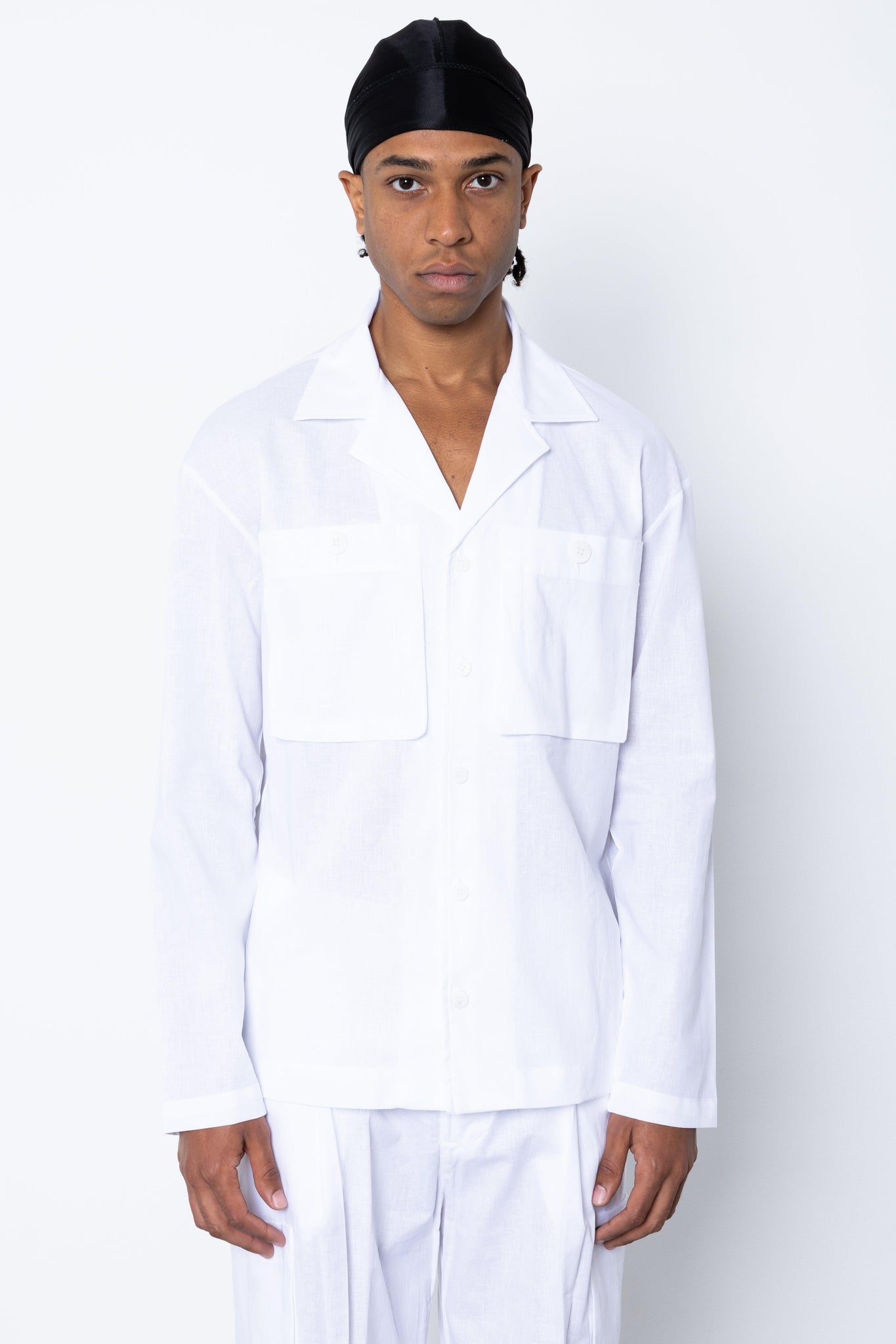 Camicia Cargo in lino Eternal