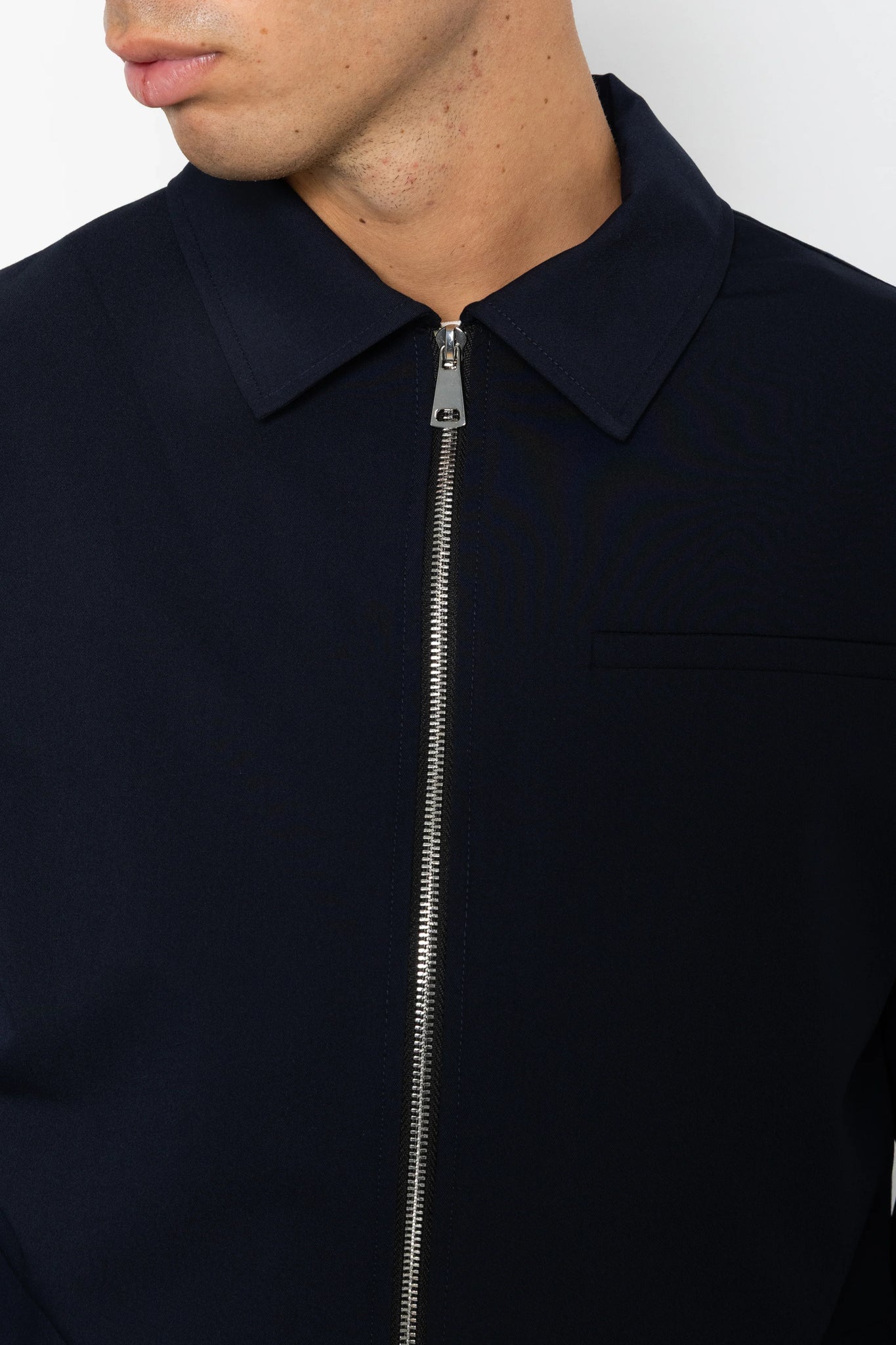 Giacca con collo camicia