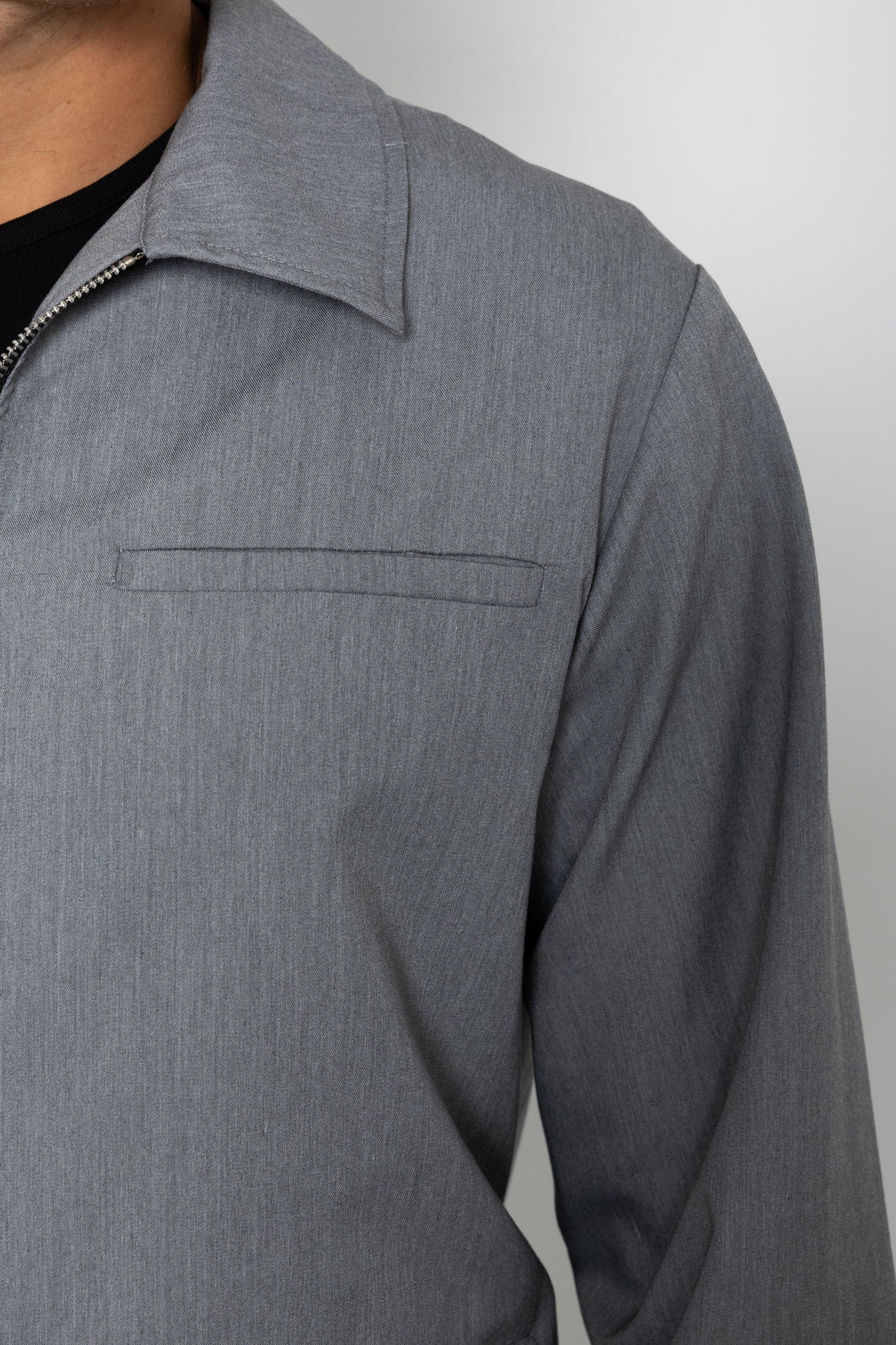 Giacca con collo camicia