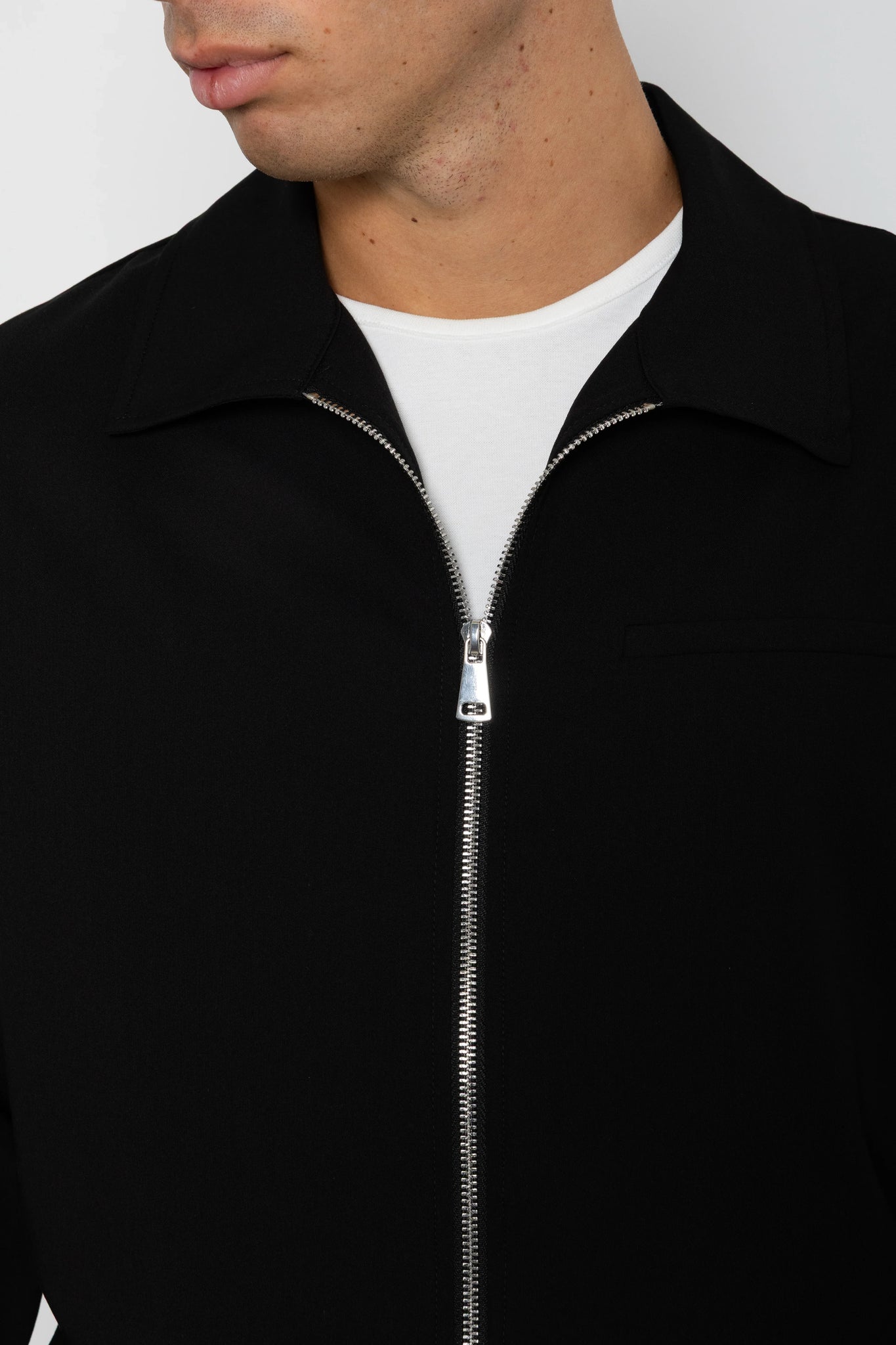 Giacca con collo camicia