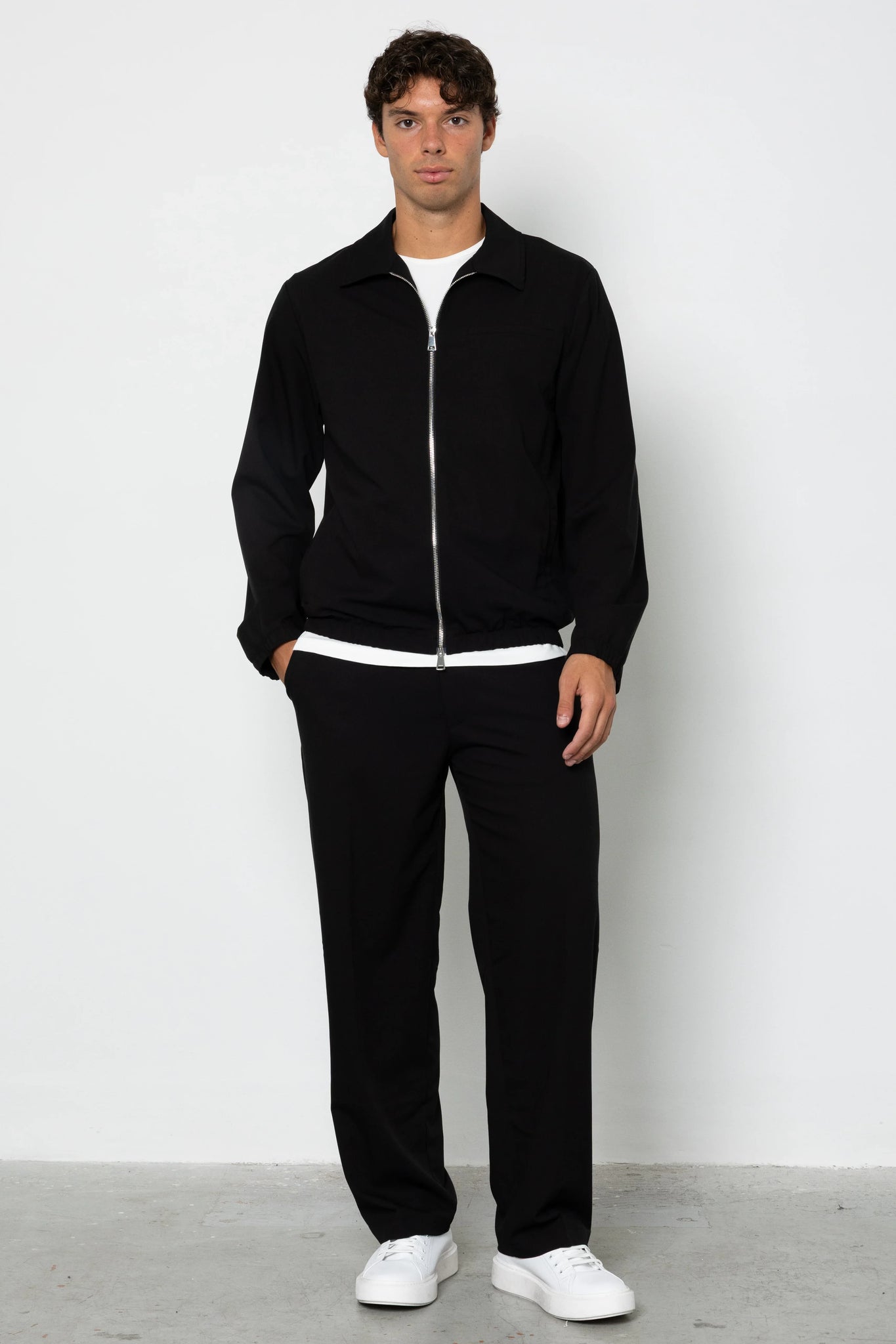 Giacca con collo camicia