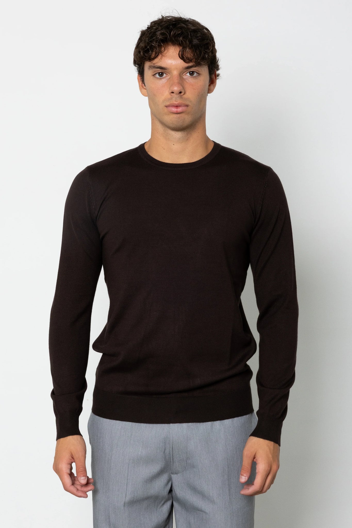 Maglione girocollo in filo