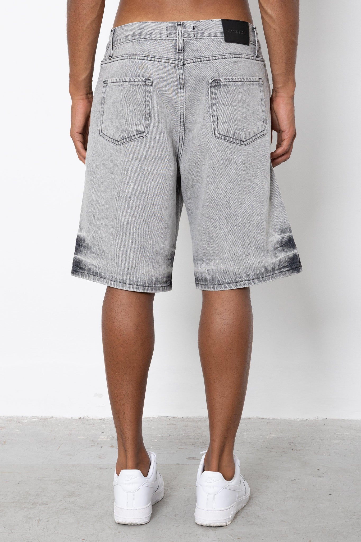 Short jeans grey ink