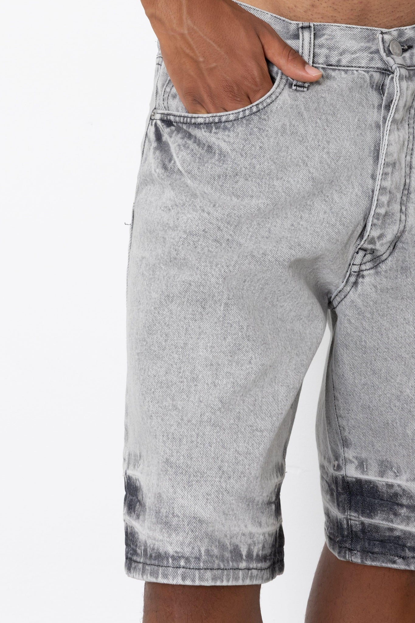 Short jeans grey ink