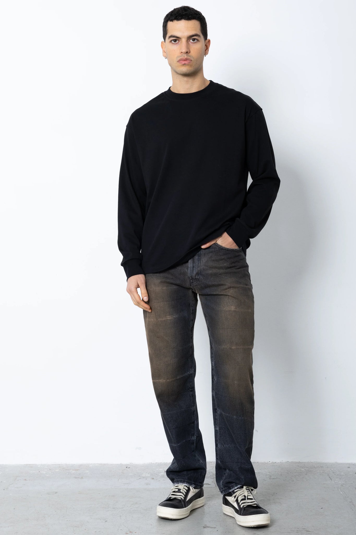 T-shirt in jersey manica lunga Eternal Studio