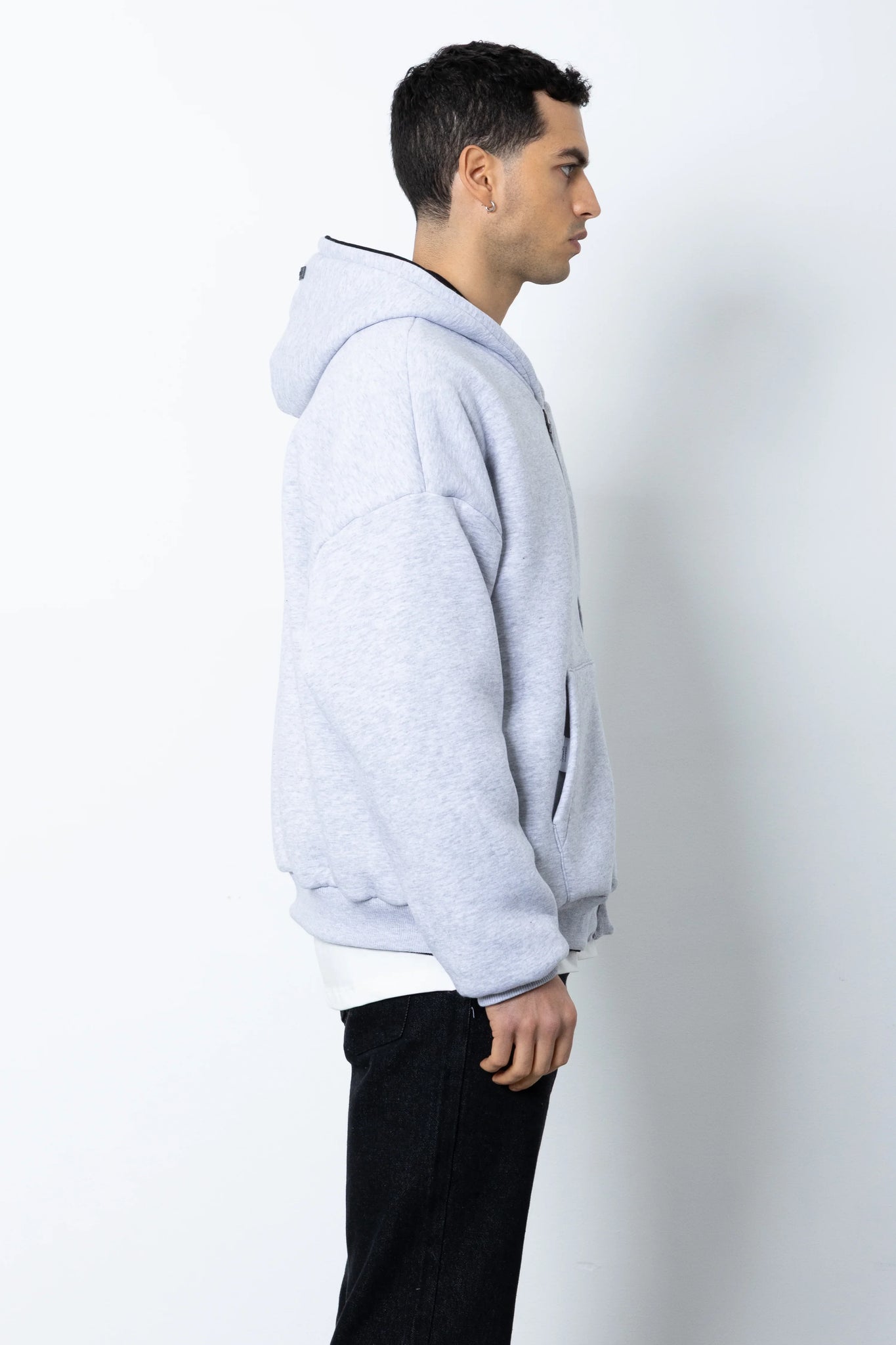 Felpa con cappuccio double face Eternal Studio