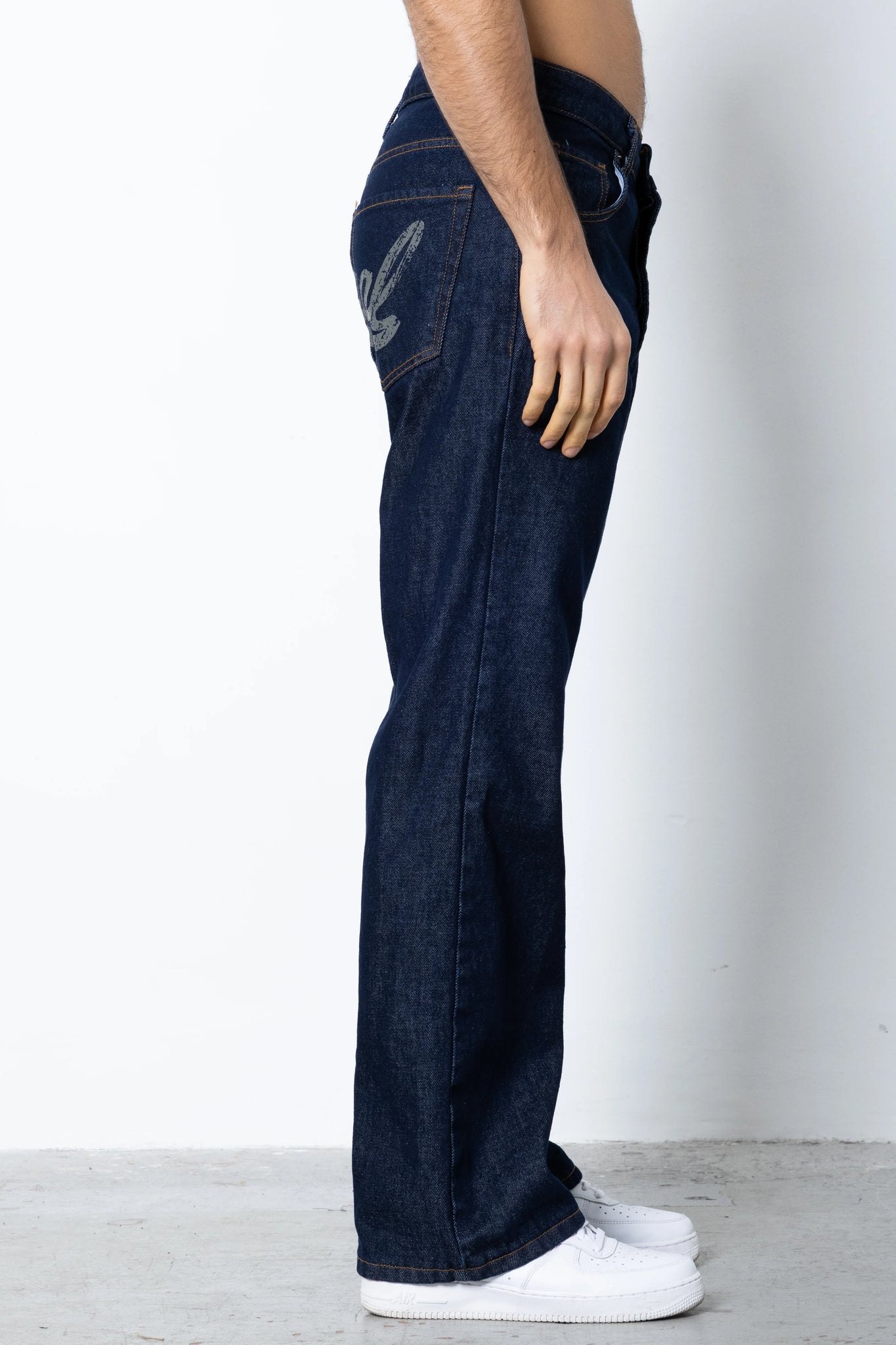 Jeans Eternal studio stampa dietro