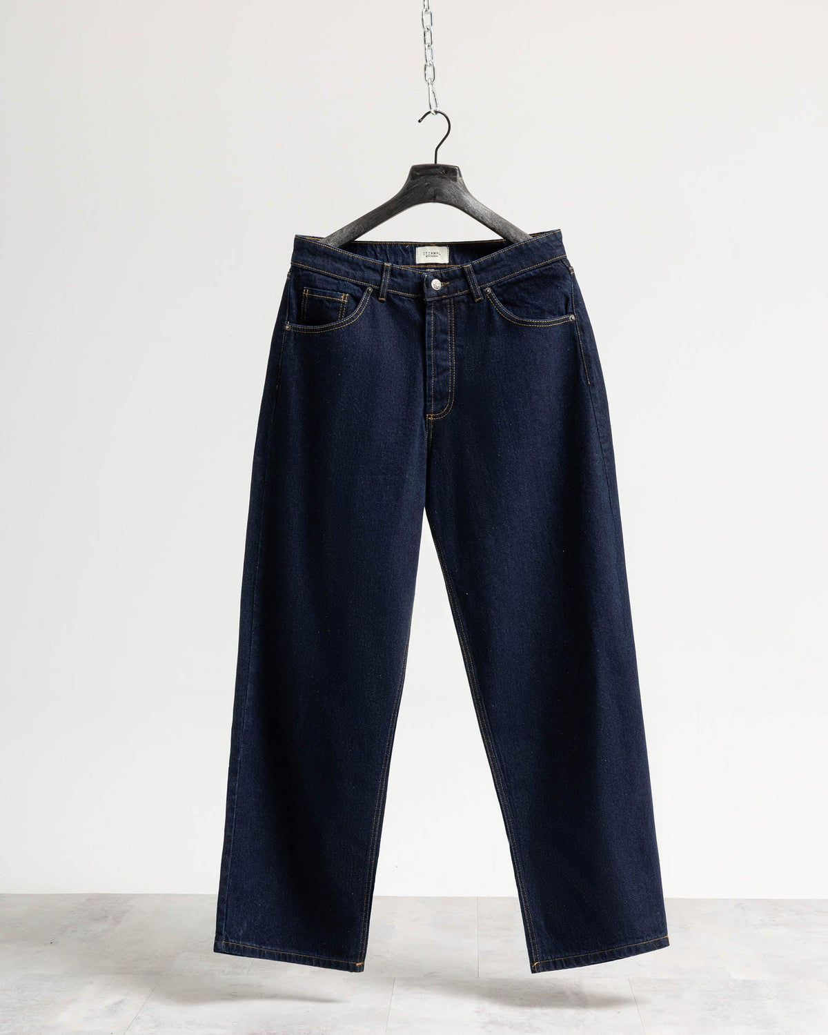 Jeans baggy blu resinato Eternal