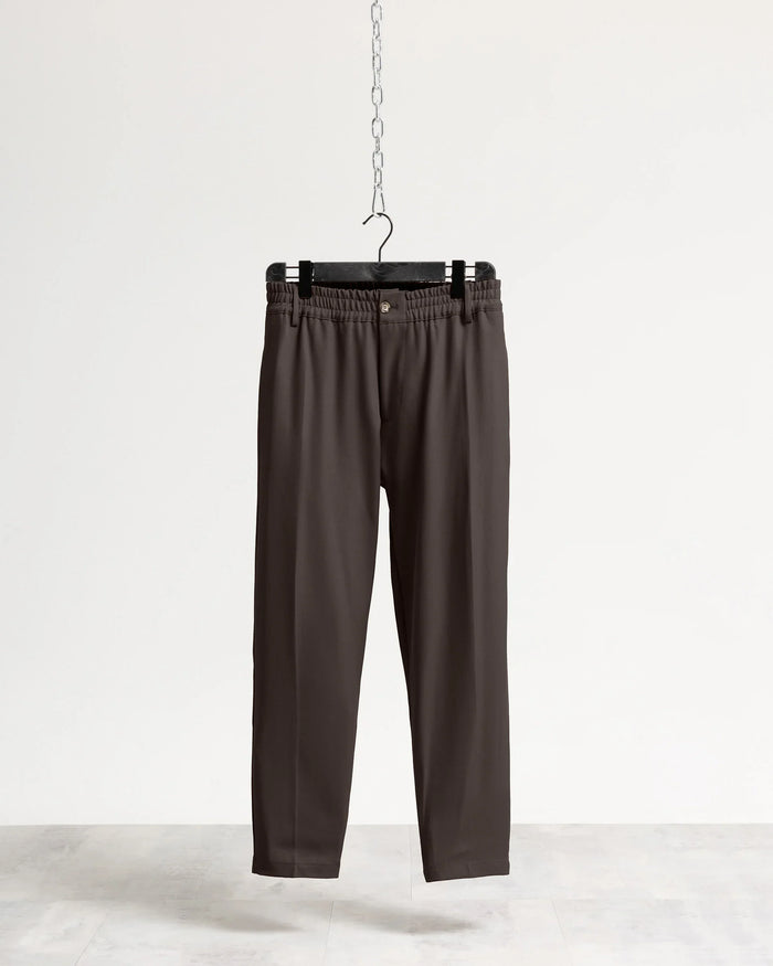 Pantalone regular tessuto classico Eternal Atelier - Moro