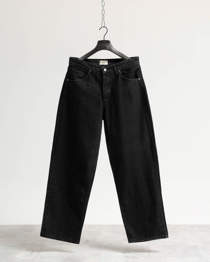 Jeans baggy nero resinato Eternal - Nero