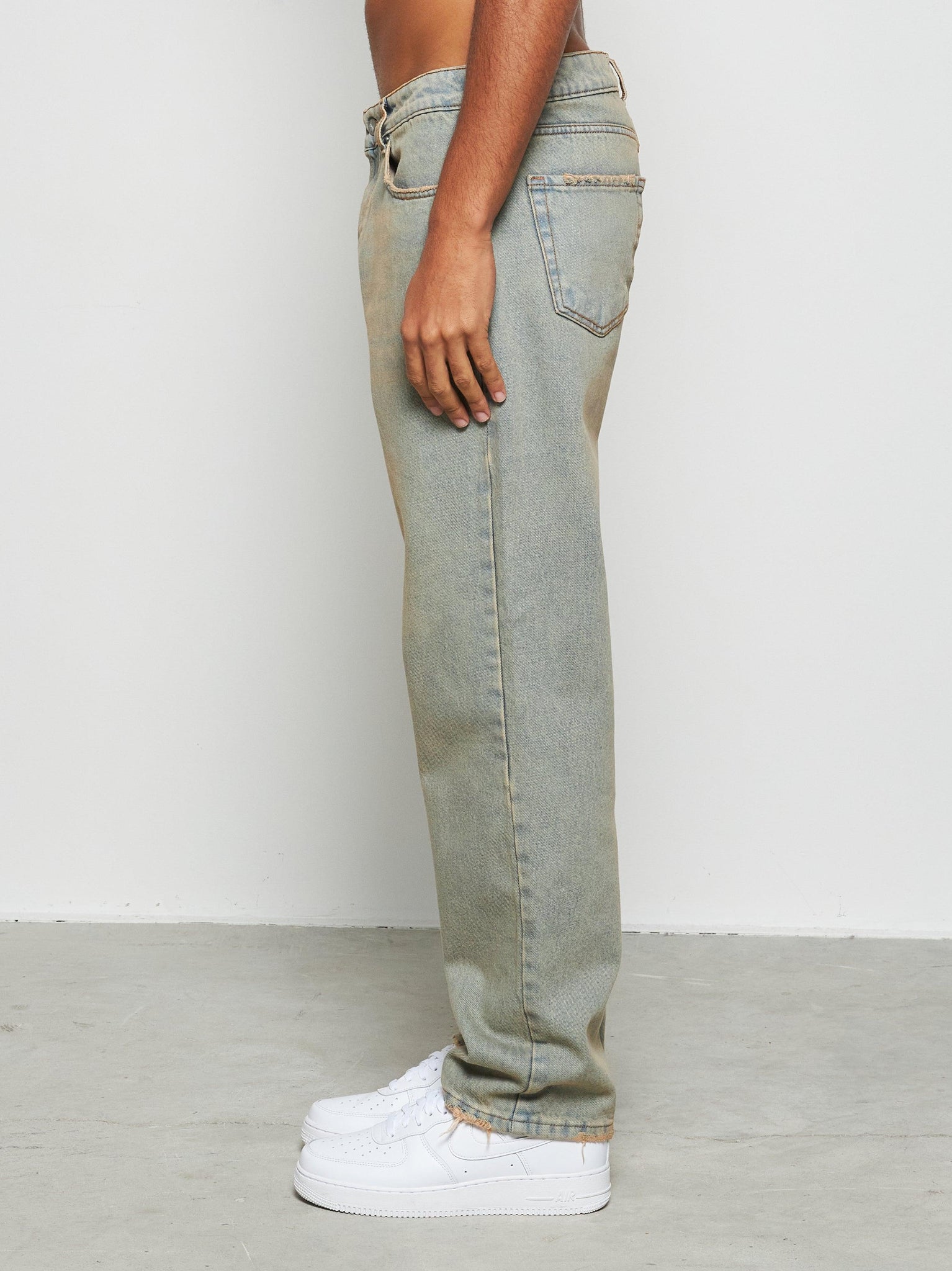 Jeans baggy desert wash