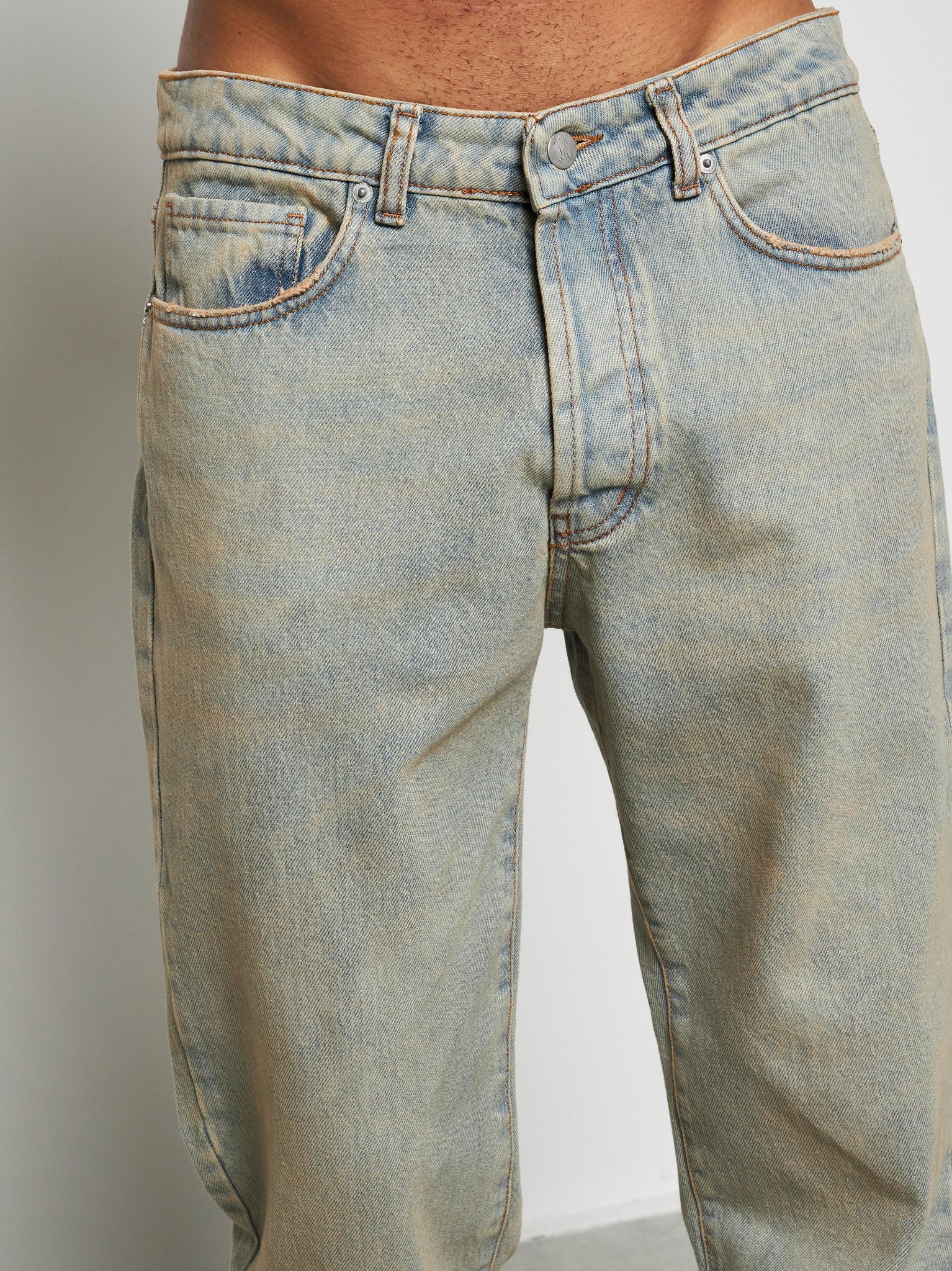 Jeans baggy desert wash