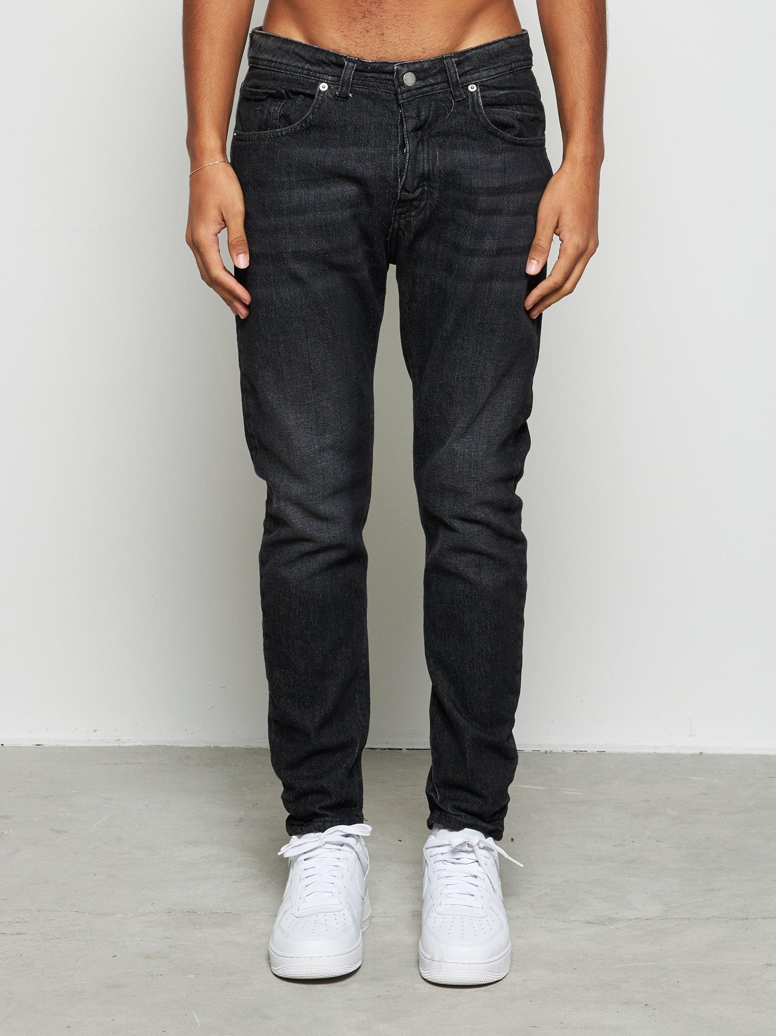 Jeans regular black carbon