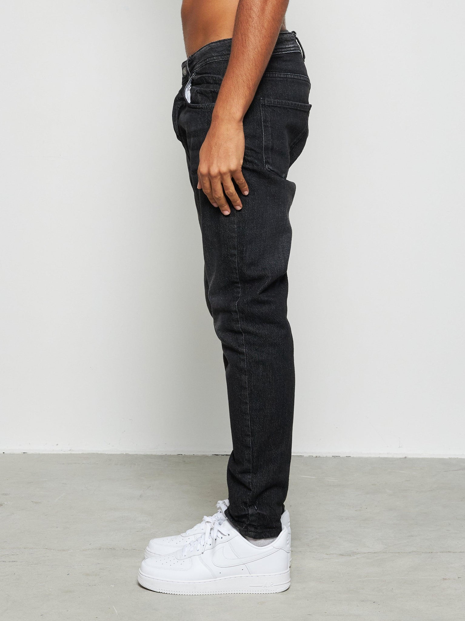 Jeans regular black carbon