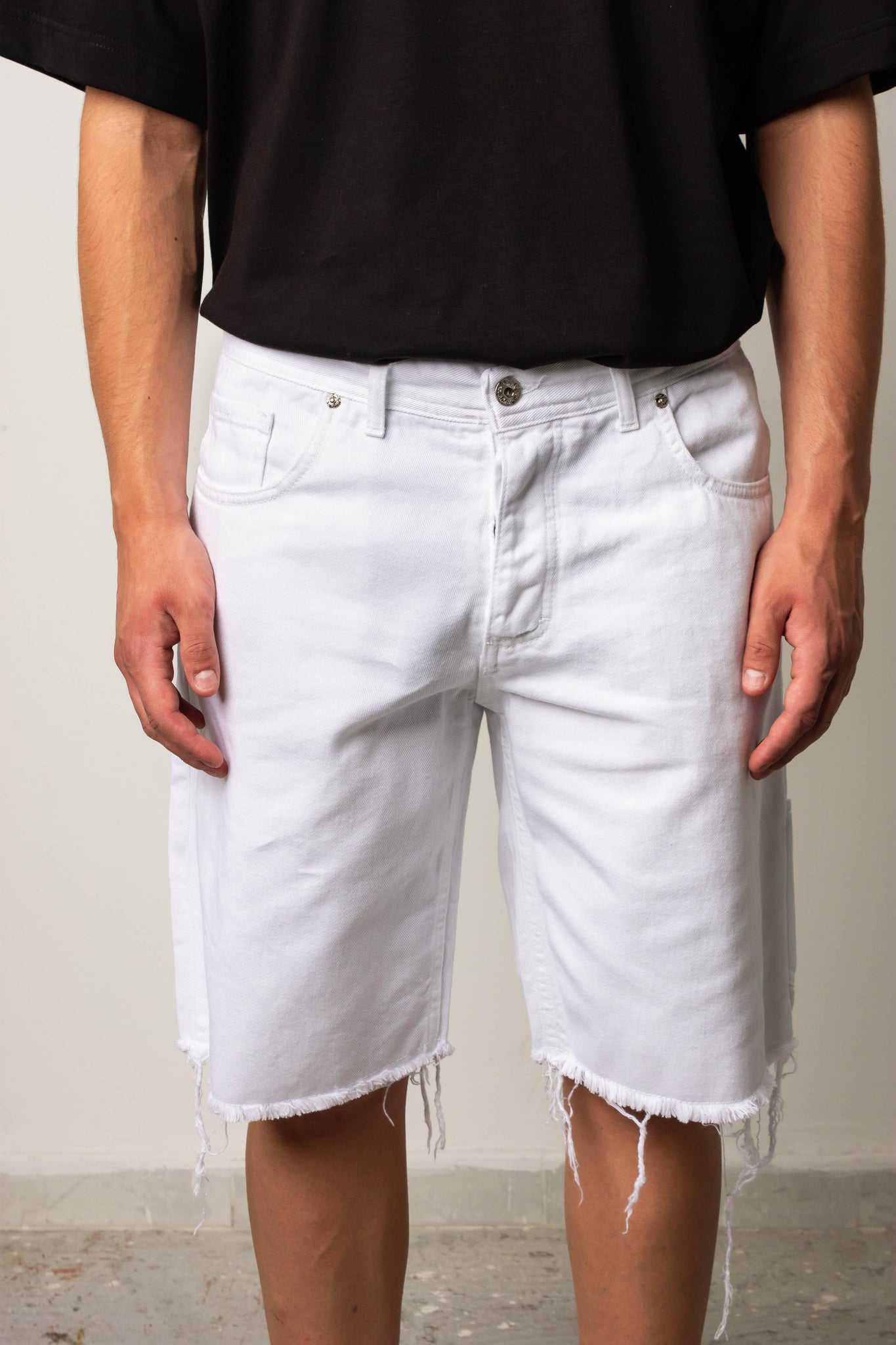 Short jeans tasca laterale - FRANKIE HO