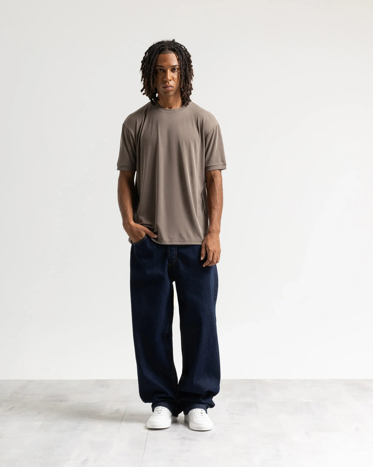 T-shirt costina manica corta Eternal Atelier