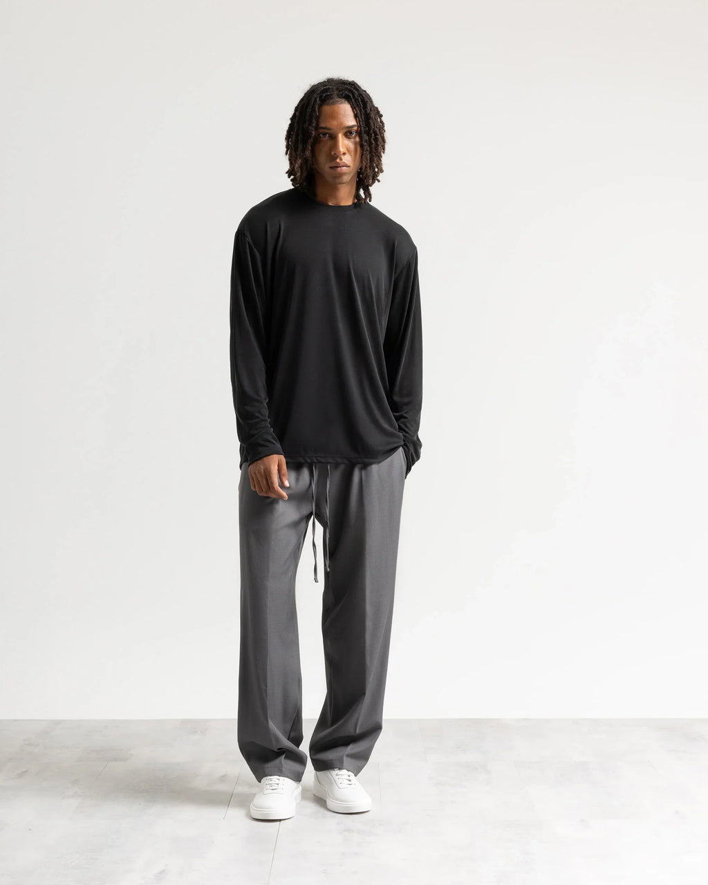 Pantalaccio fondo ampio tessuto classico Eternal Atelier