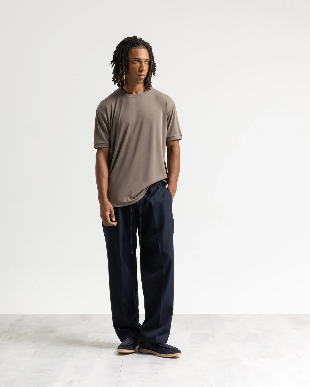 Pantalaccio fondo ampio tessuto classico Eternal Atelier
