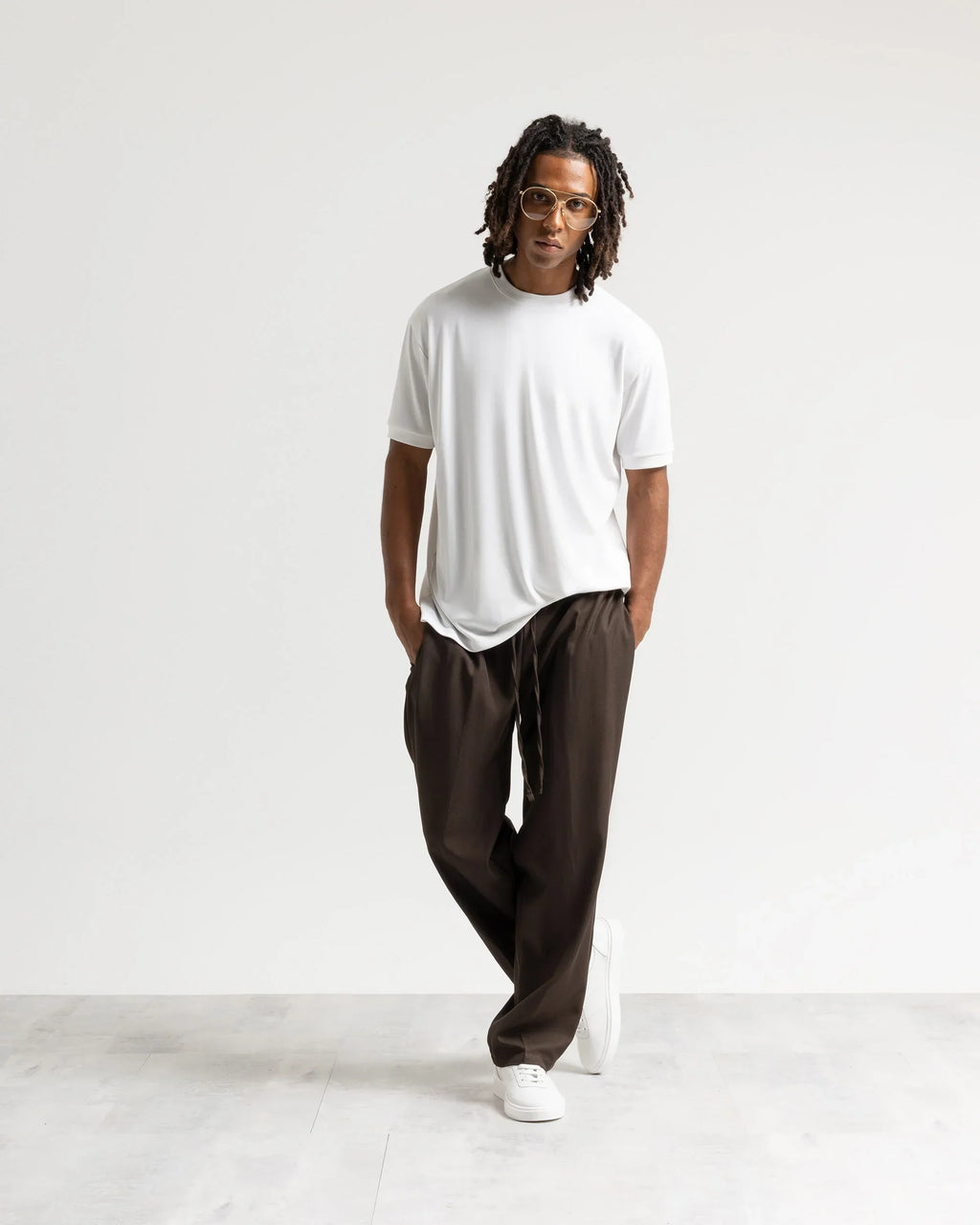 T-shirt costina manica corta Eternal Atelier