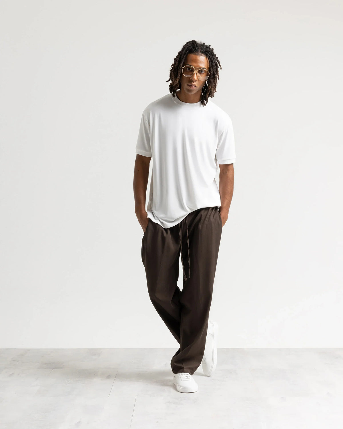 T-shirt costina manica corta Eternal Atelier