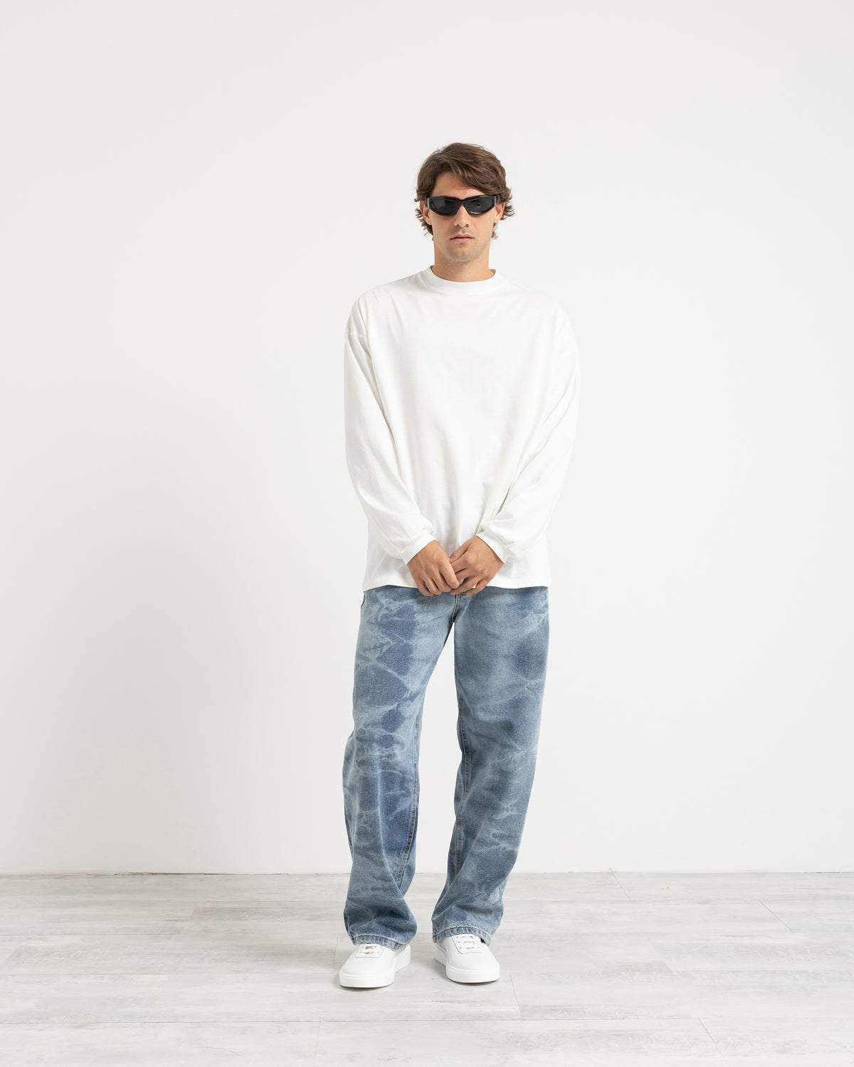 T-shirt longsleeve con polsino oversize Eternal