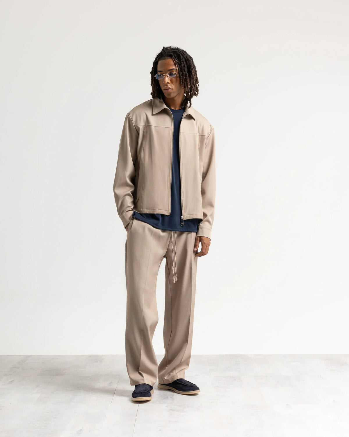 Pantalaccio fondo ampio tessuto classico Eternal Atelier