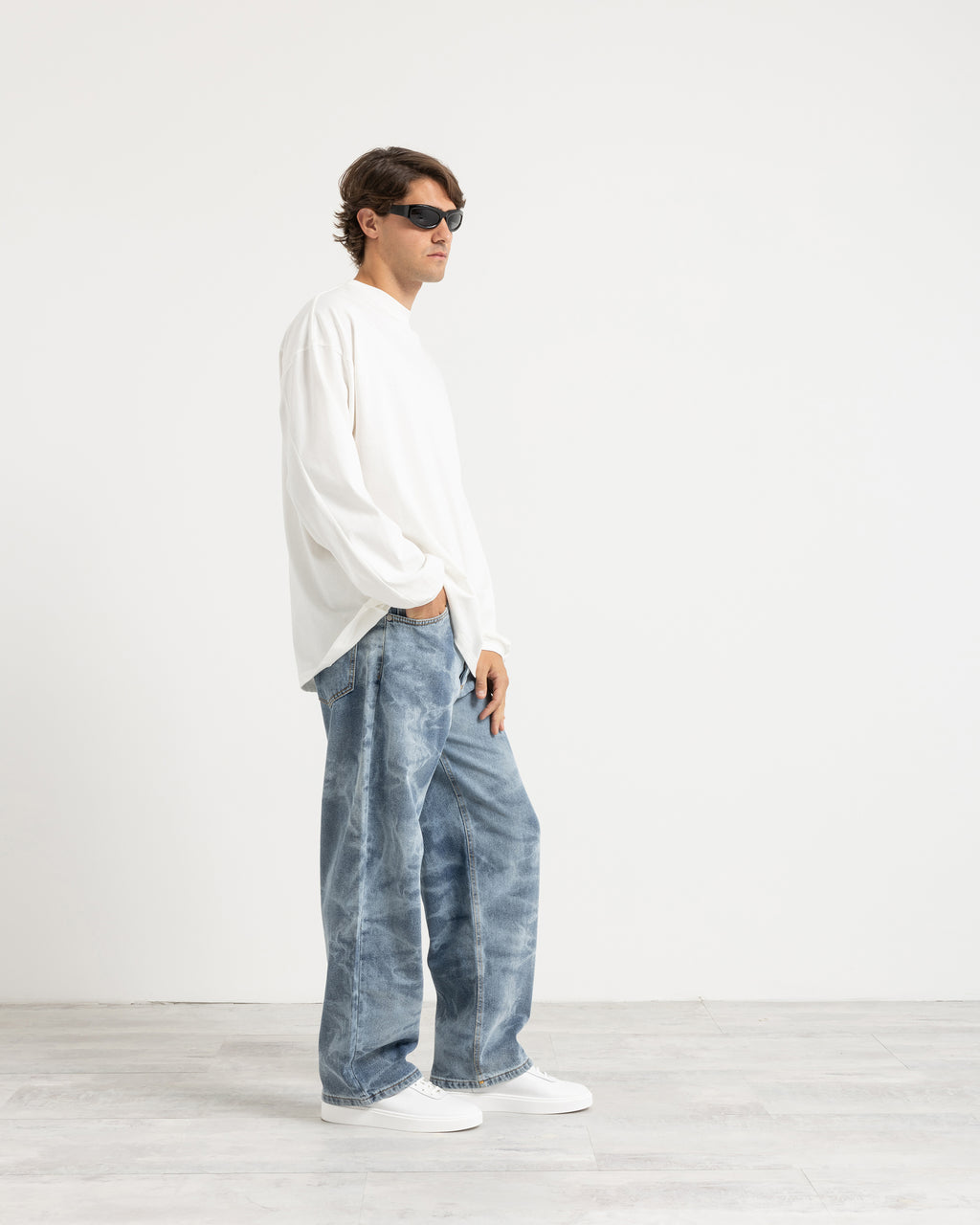 T-shirt longsleeve con polsino oversize Eternal