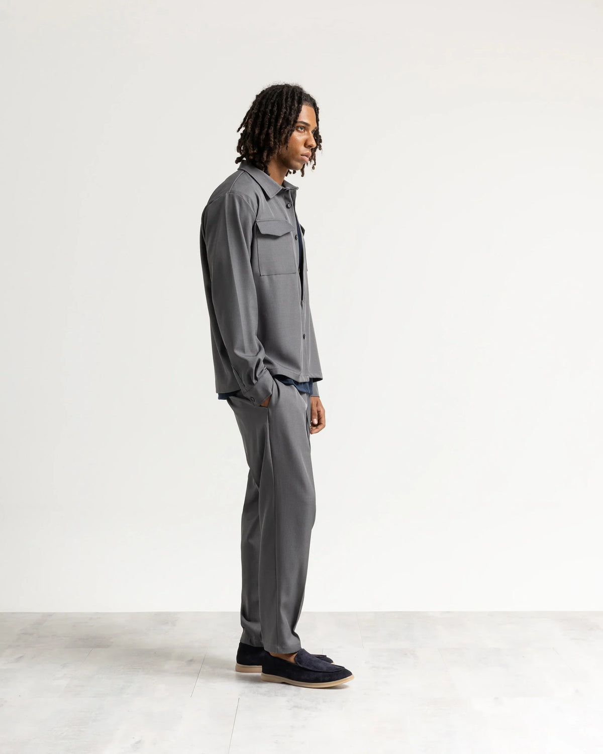 Pantalaccio regular tessuto classico Eternal Atelier