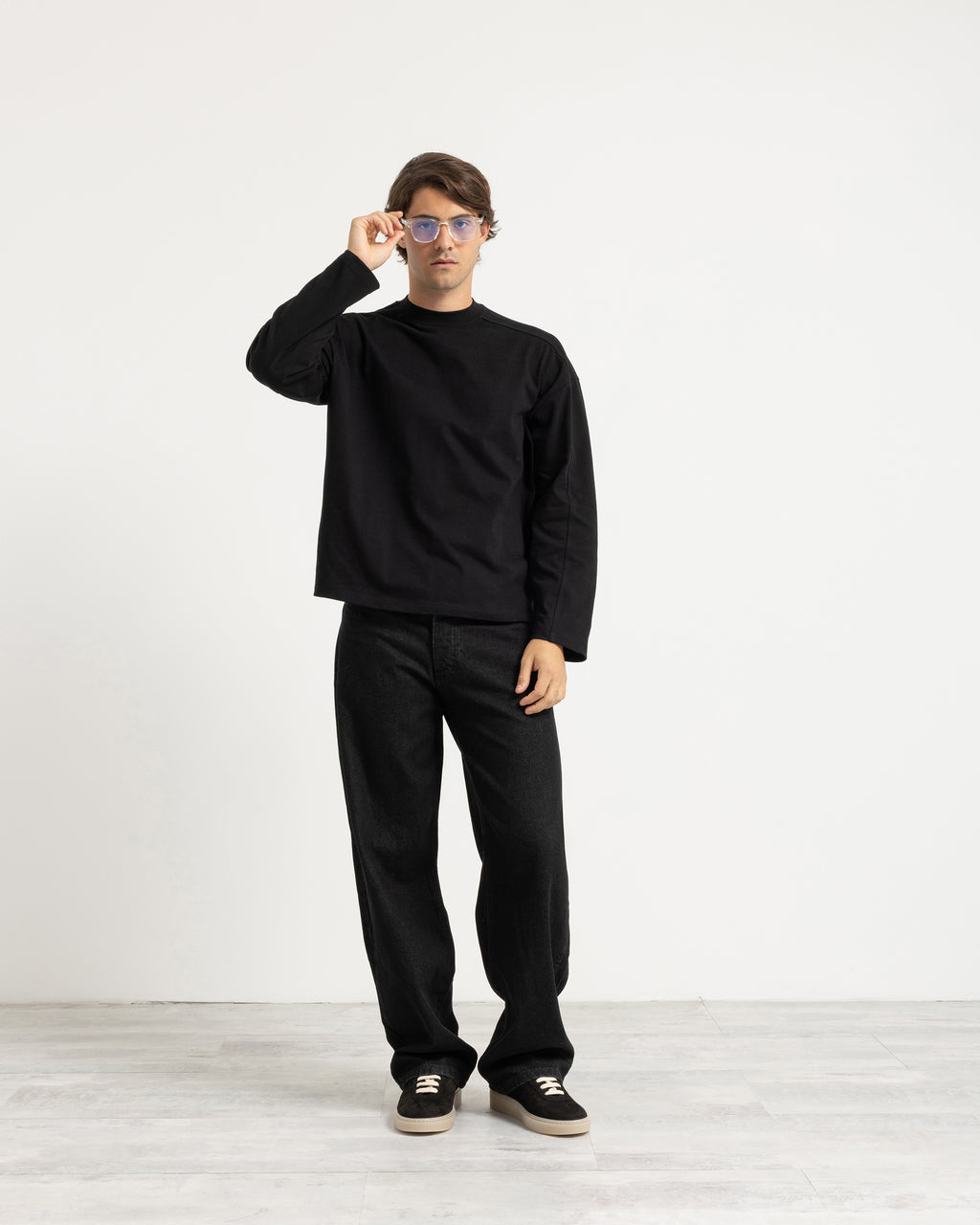 T-shirt longsleeve con tagli