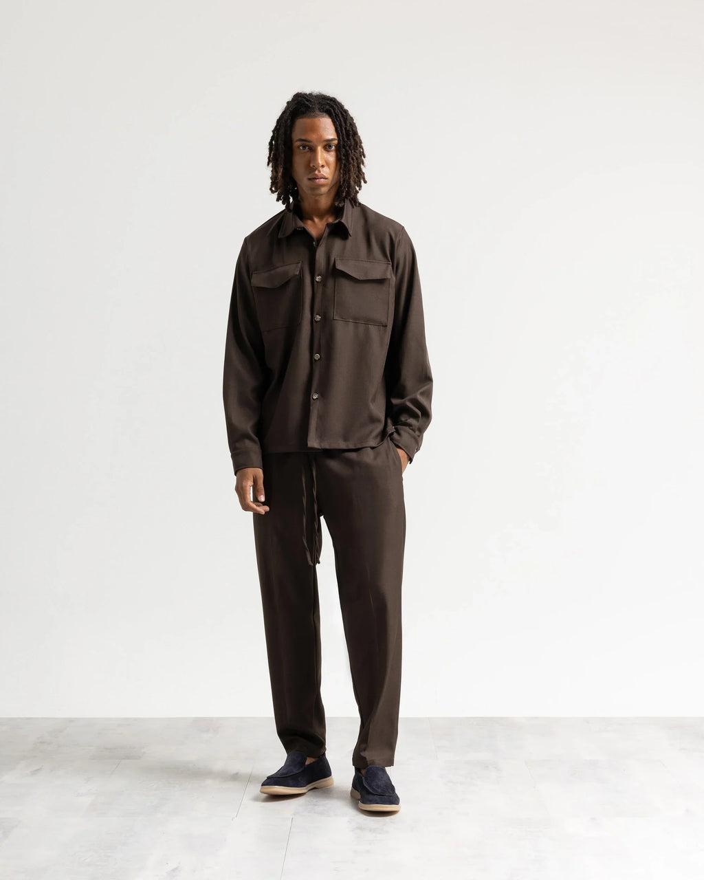Pantalaccio regular tessuto classico Eternal Atelier