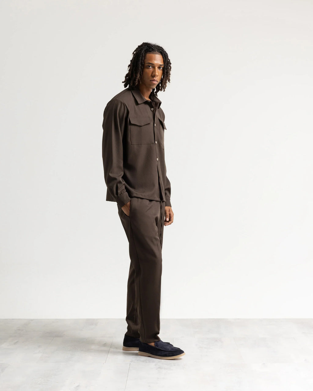 Pantalaccio regular tessuto classico Eternal Atelier