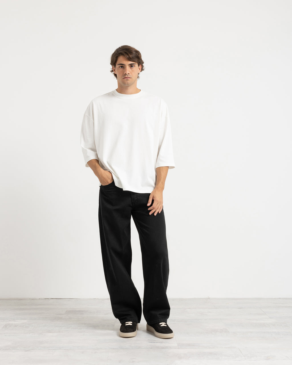 T-shirt manica corta cropped