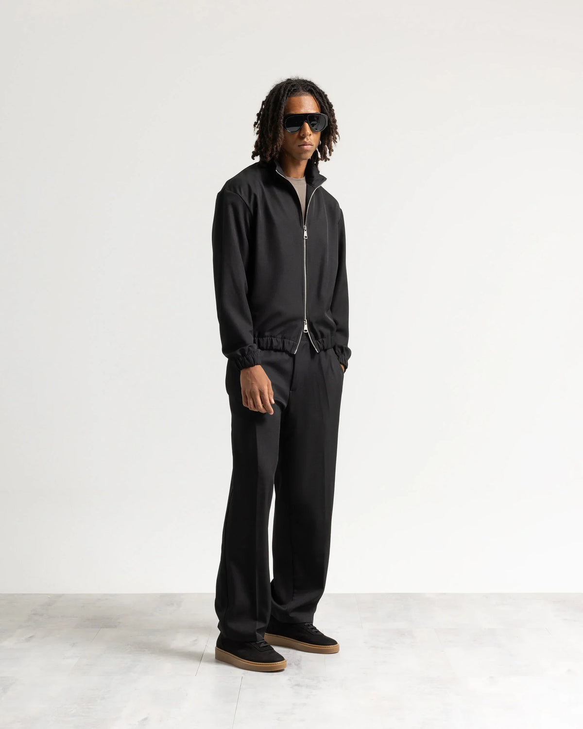 Pantalone fondo ampio tessuto classico Eternal Atelier