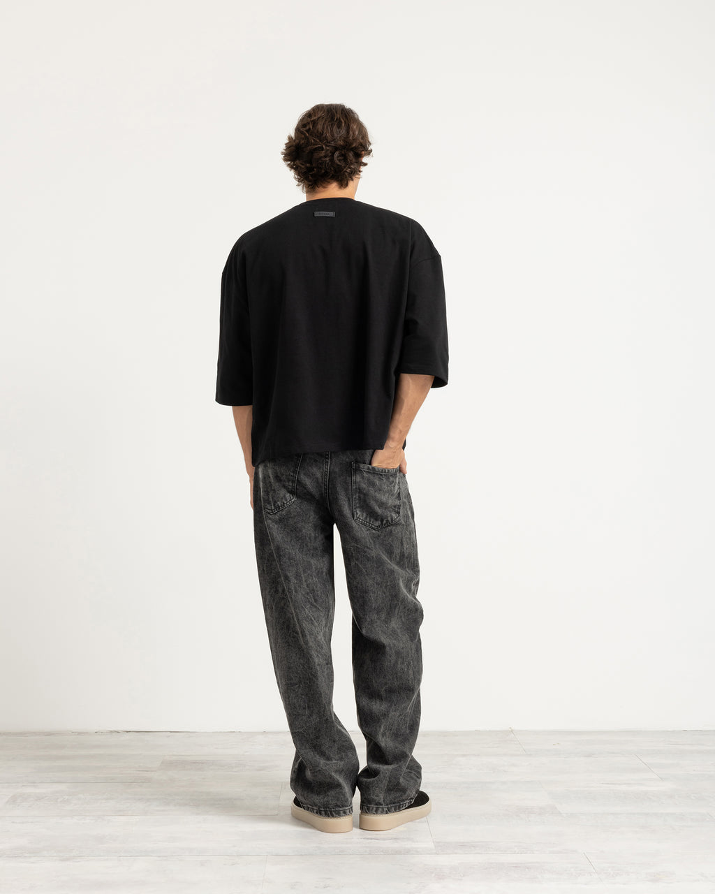 T-shirt manica corta cropped